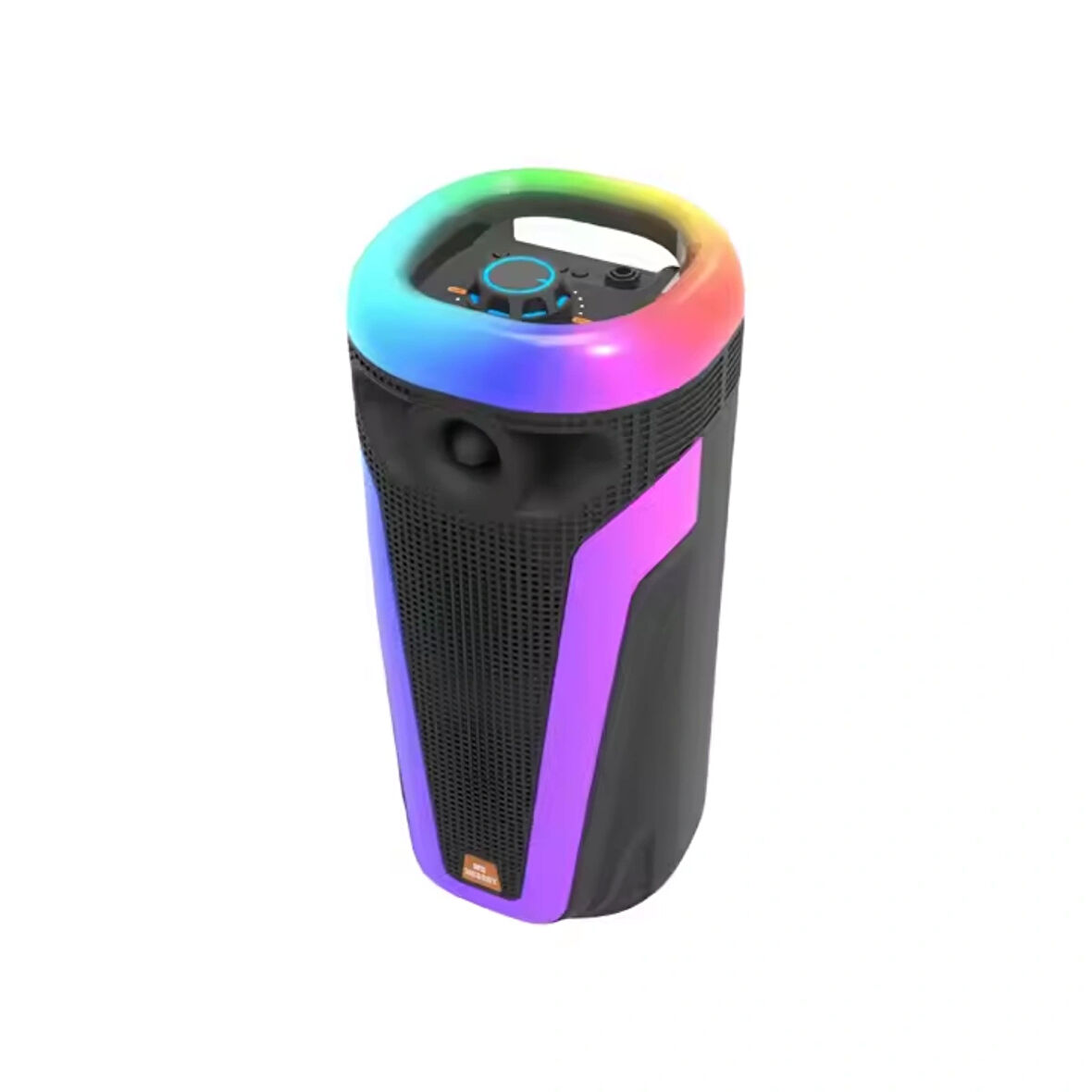 HEPU HP 113 Taşınabilir Şarjlı Bluetooth Hoparlör 4 inc *2 10w Rms Rgb Karaoke Mikrofonlu 3600 MAH