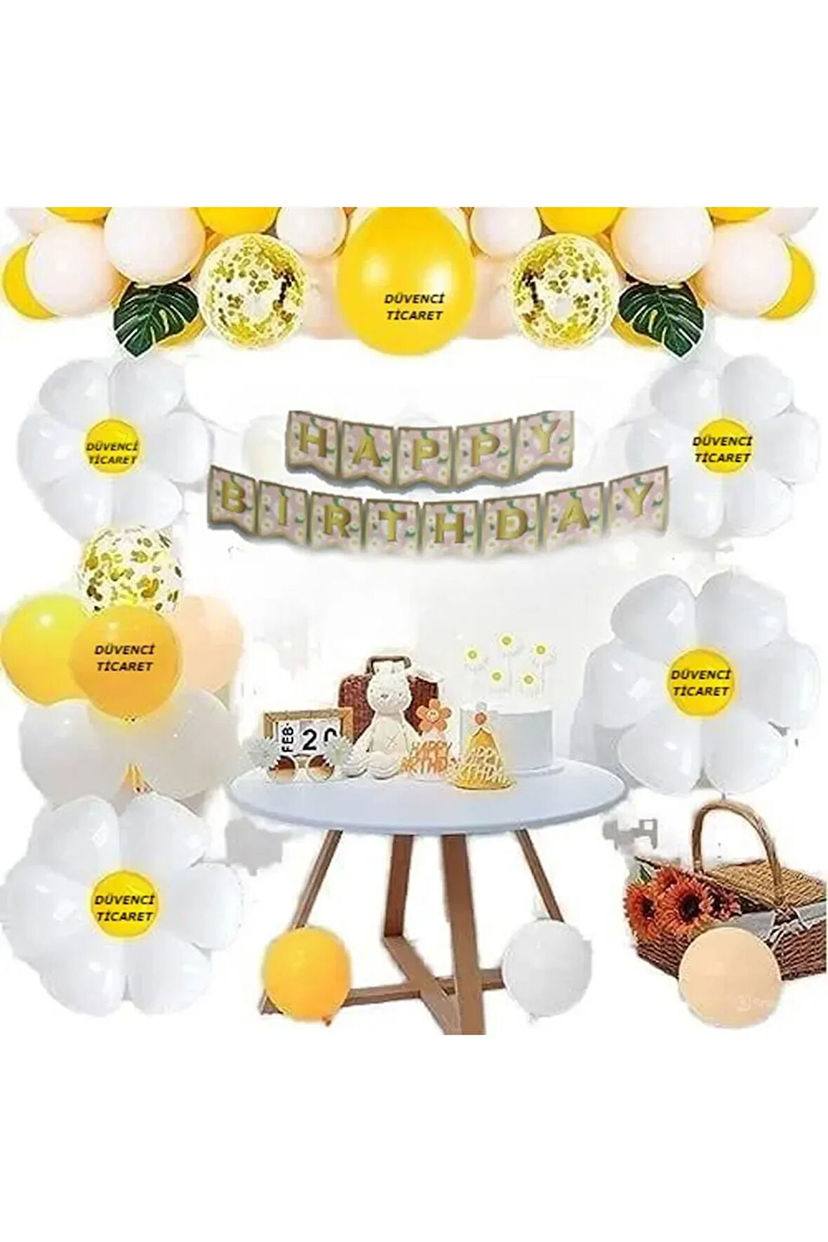 PAPATYA FOLYO BALONLU BALON SET KONSEPT