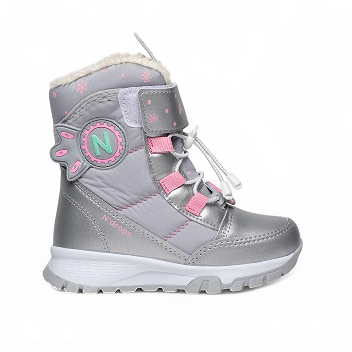 2115 Kız Çocuk Okul Öncesi İçi Kürklü Kar Botu