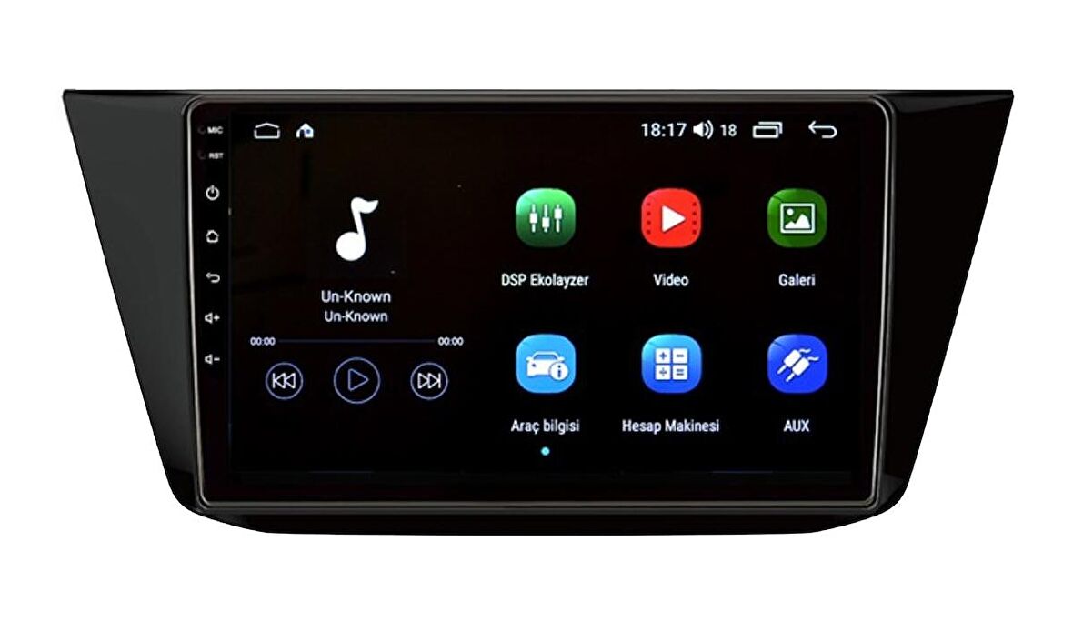 Navismart Multimedya - 4 Çekirdek İşlemci, 4GB RAM, 64GB HAFIZA Volkswagen Tiguan (2017+) ile uyumlu