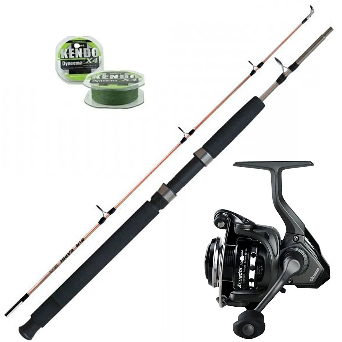 Okuma Acuador 4000 - Capri 180cm Tekne Olta Seti