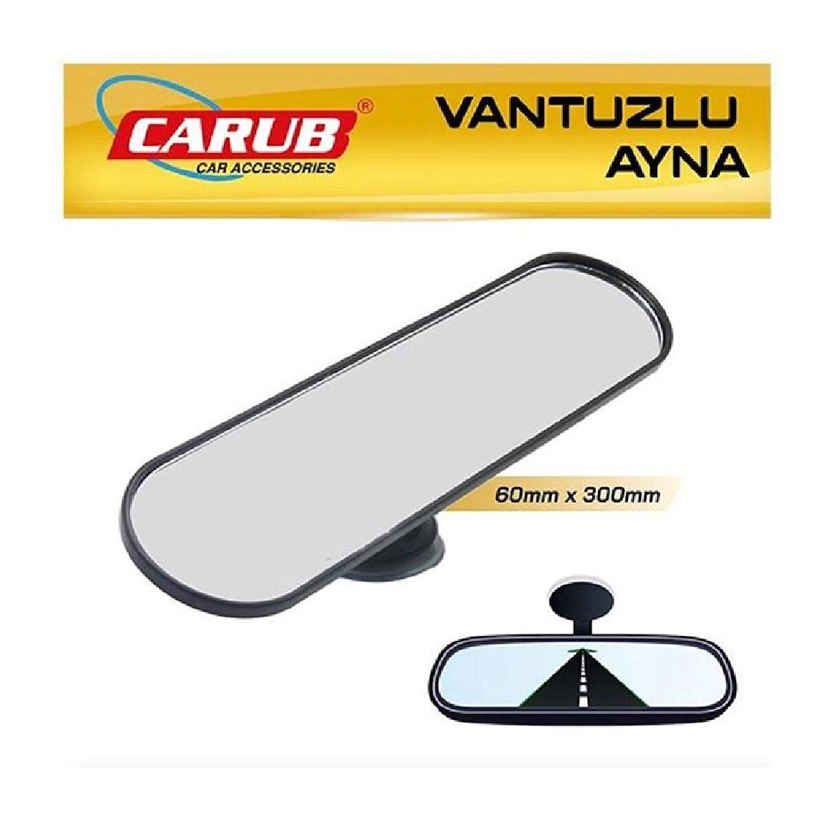 CARUB Ayna İç İlave Vantuzlu 30cm