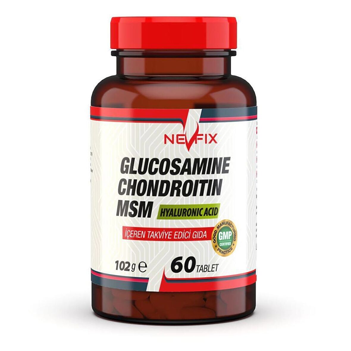 Nevfix Glucosamine Chondroitin Msm Hyaluronic Acid 60 Tablet