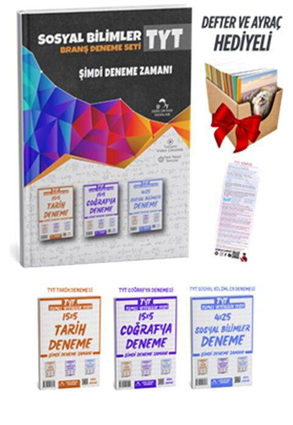 Ders Ortamı TYT Sosyal Bilimler 3 Fasikül 34 Deneme Sınavı Seti + Defter Hediyeli Ders Ortamı Yayınları