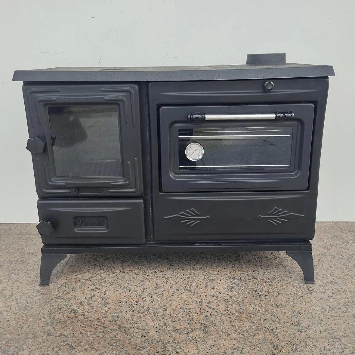 Dorello Döküm Kuzine Soba – Fırınlı ve Şömineli