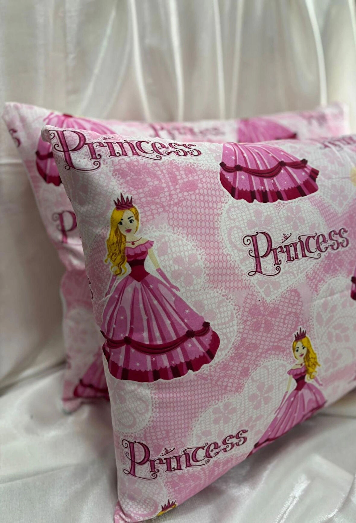 Desenli Fermuarlı | 2 Adet Yastık Kılıfı Pamuklu