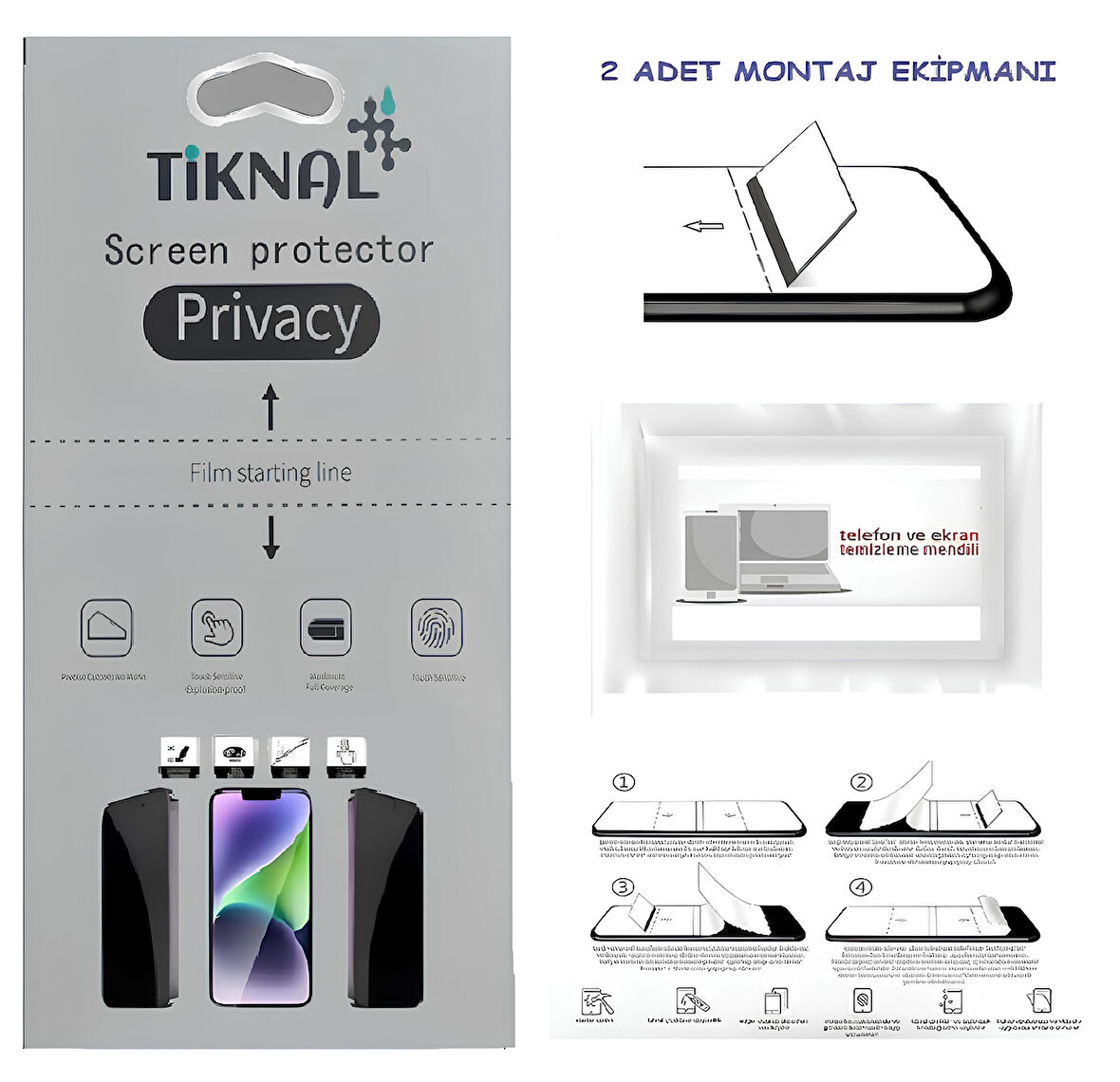 Nothing Phone 2  - TİKNAL - Nano Ekran Koruyucu Ultra İNCE Esnek MAT HAYALET