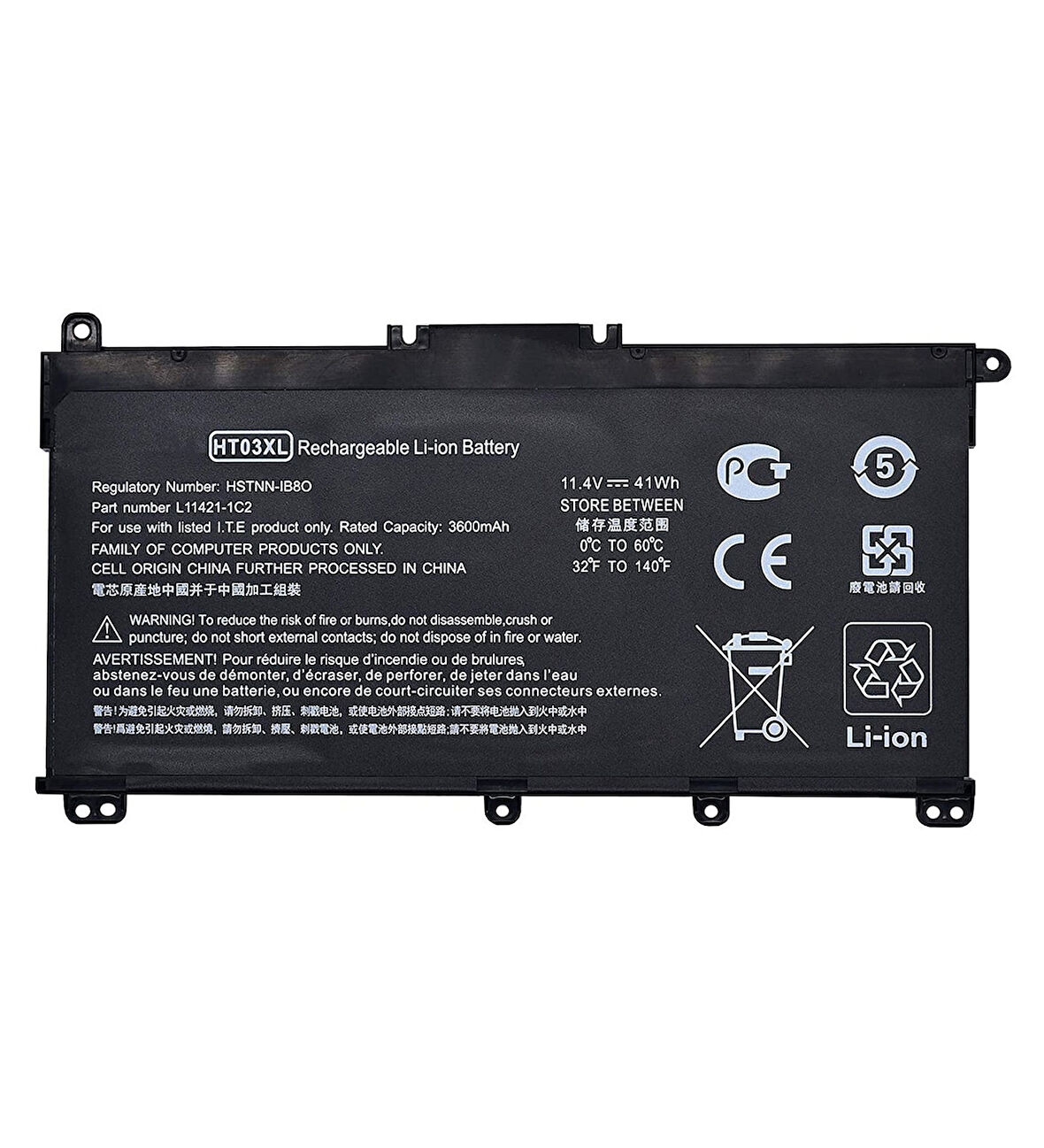 Hp Pavilion 15-cs3005nt Notebook Batarya Laptop Pil