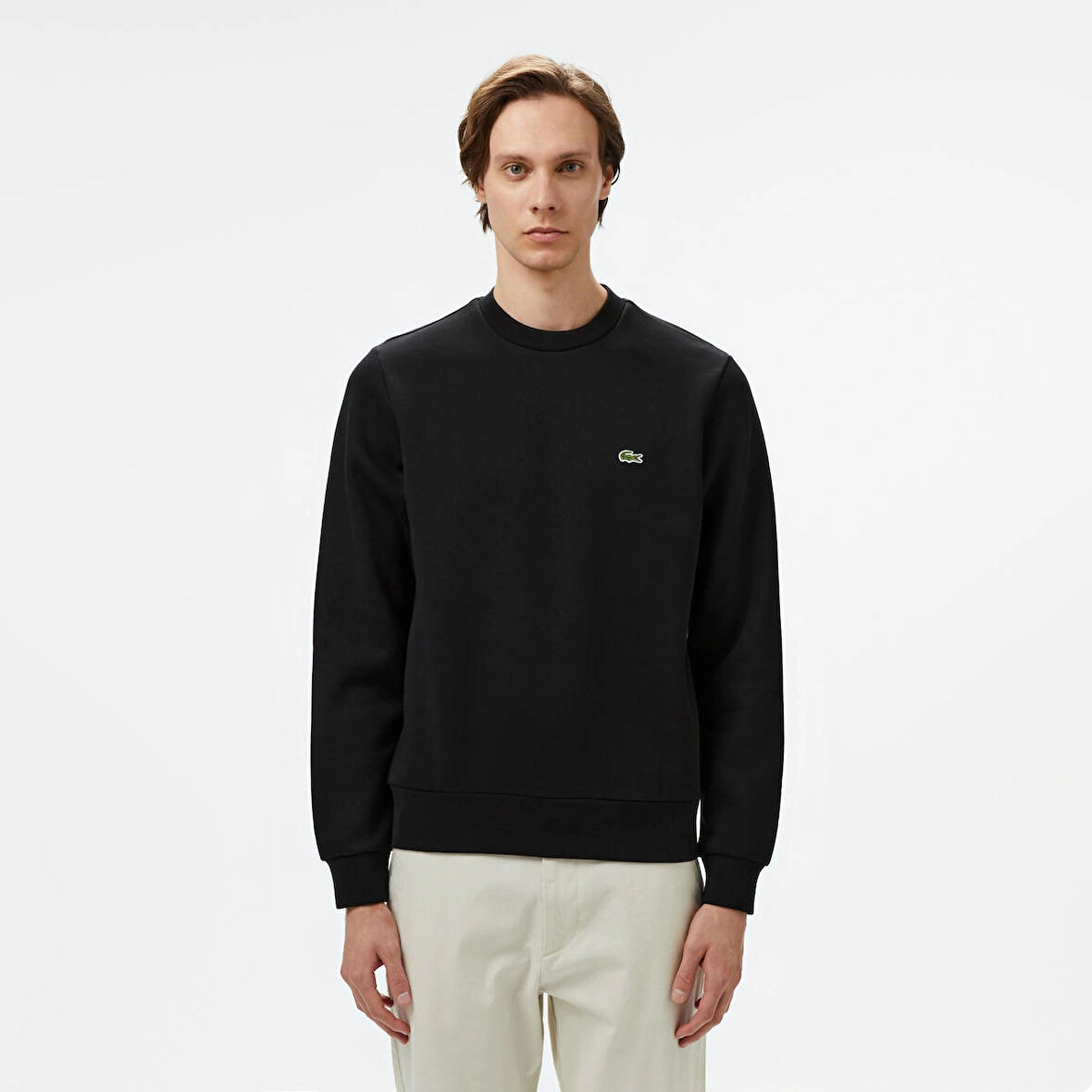 LACOSTE BİSİKLET YAKA SWEATSHİRT 