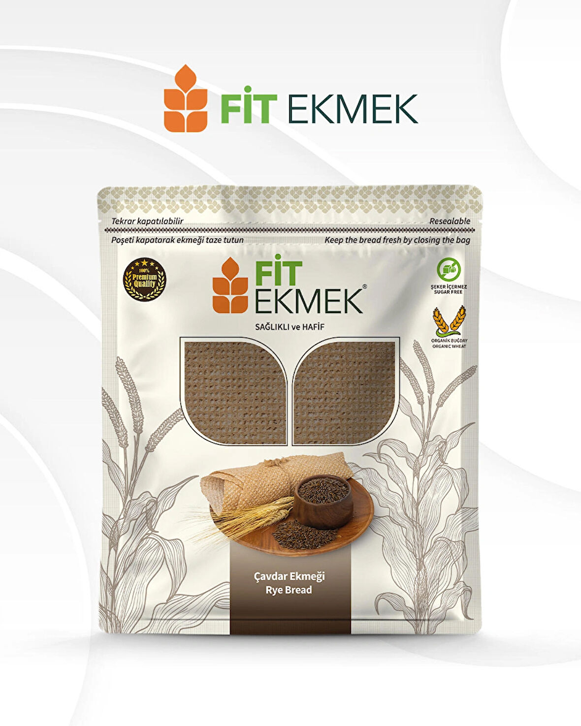 1 adet çavdar Lavaş Ekmeği 300gr