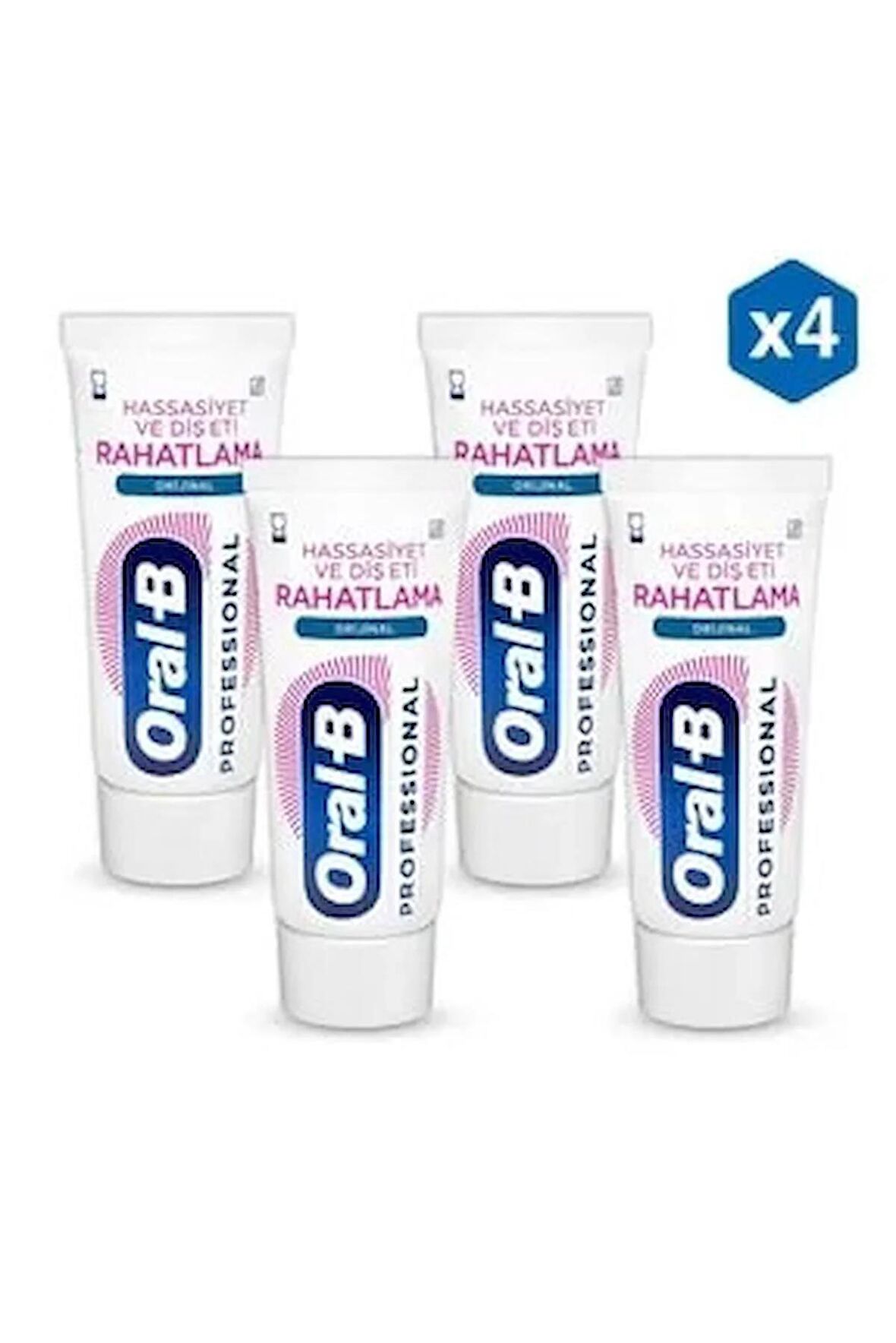 Oral-B Professional Hassas Diş ve Diş Eti Onarımı Diş Macunu 50 ml 4'lü