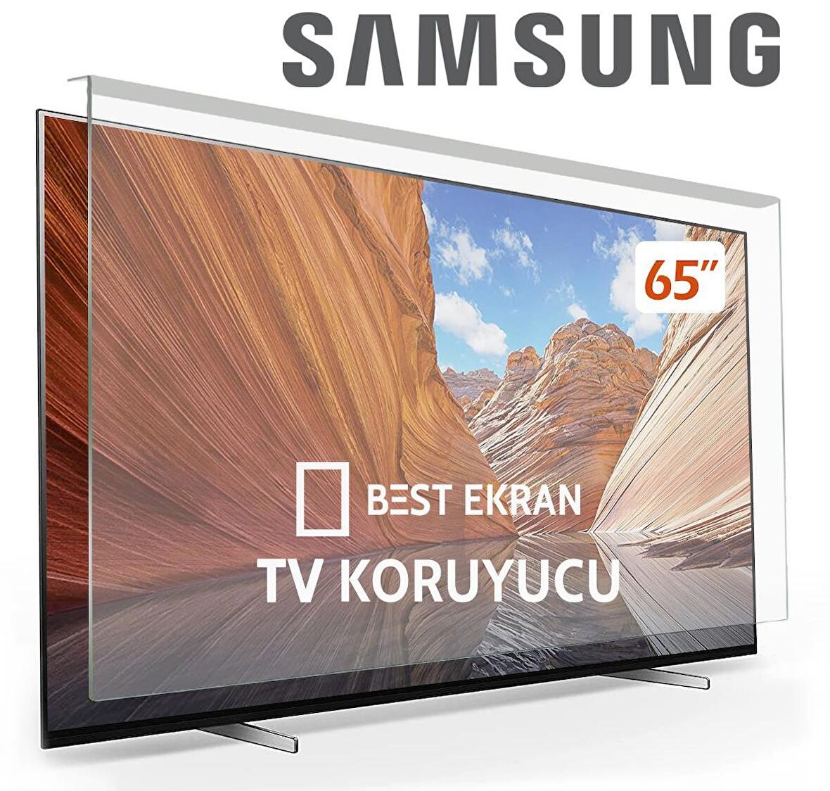 Samsung LED TV 65" inç 163cm Smart Crystal Uhd 4k-8k OLED QLED Televizyon Tv Ekran Koruyucu