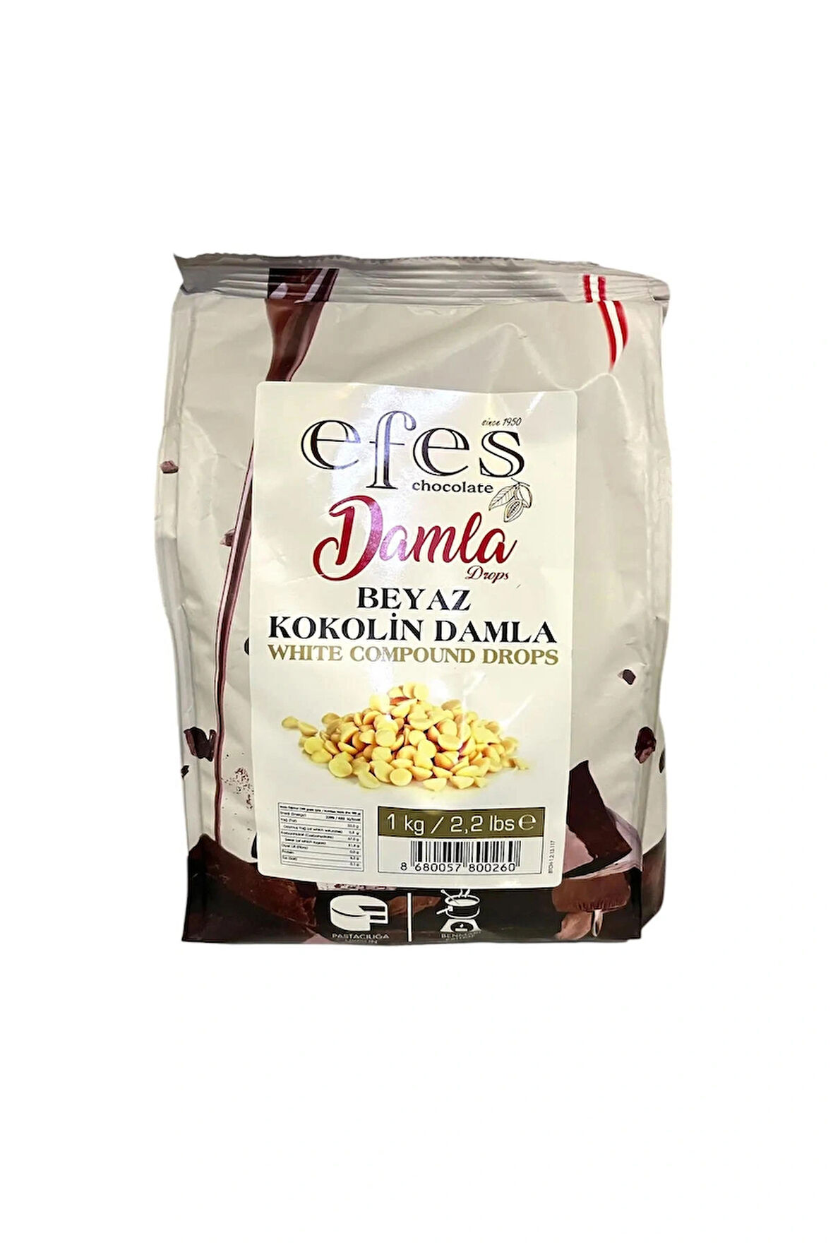 FİLDİŞİ KOKOLİN DAMLA ÇİKOLATA 1 KG