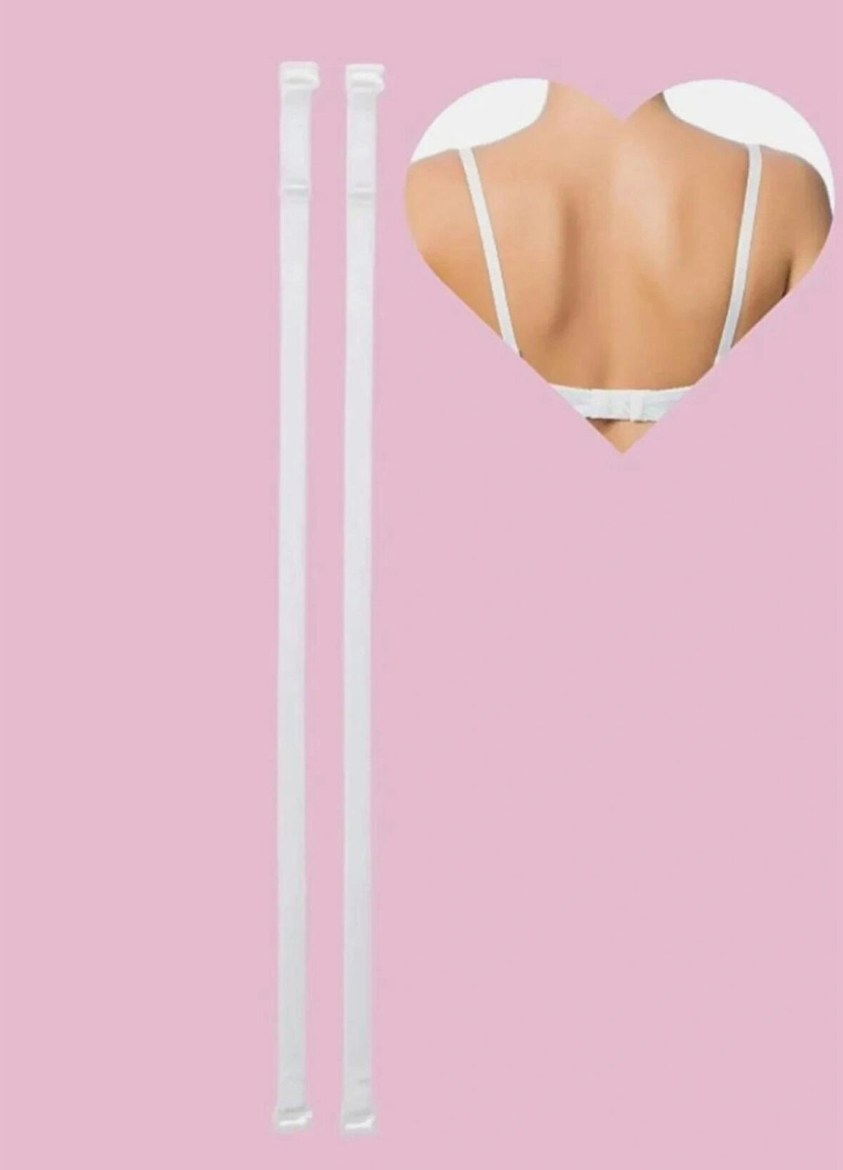 Kadın Saten Sütyen Askısı Metal Uç 3'lü Paket (Siyah, Beyaz, Gri )