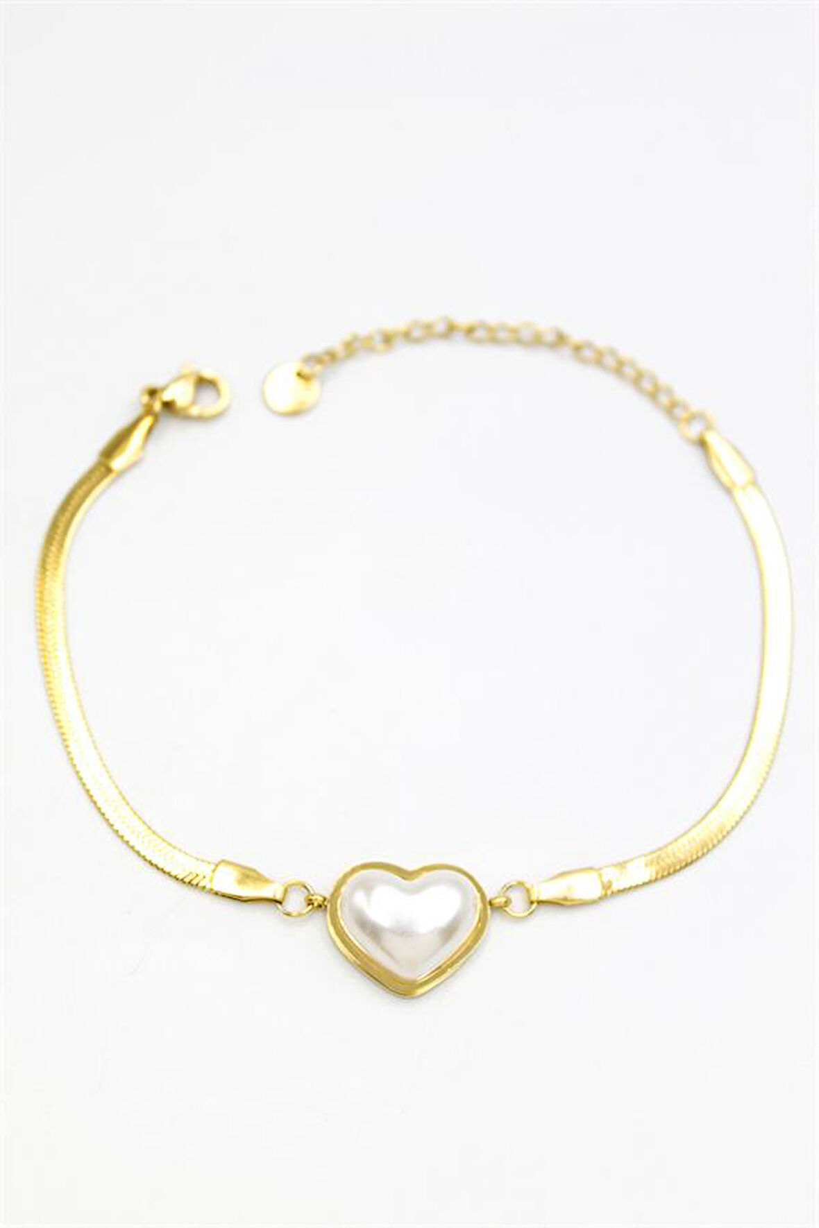 Kalp Bileklik - Altın