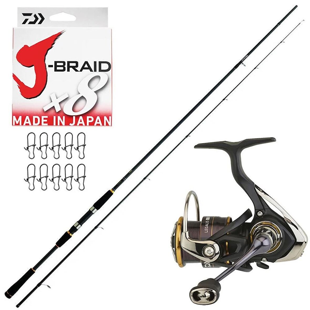 Daiwa New Legalis 270cm 10-35gr - Daiwa Legalis 20 LT 4000 Spin Olta Seti
