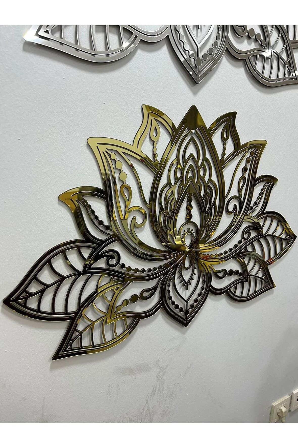 Lotus Çiçeği Altın Kaplama