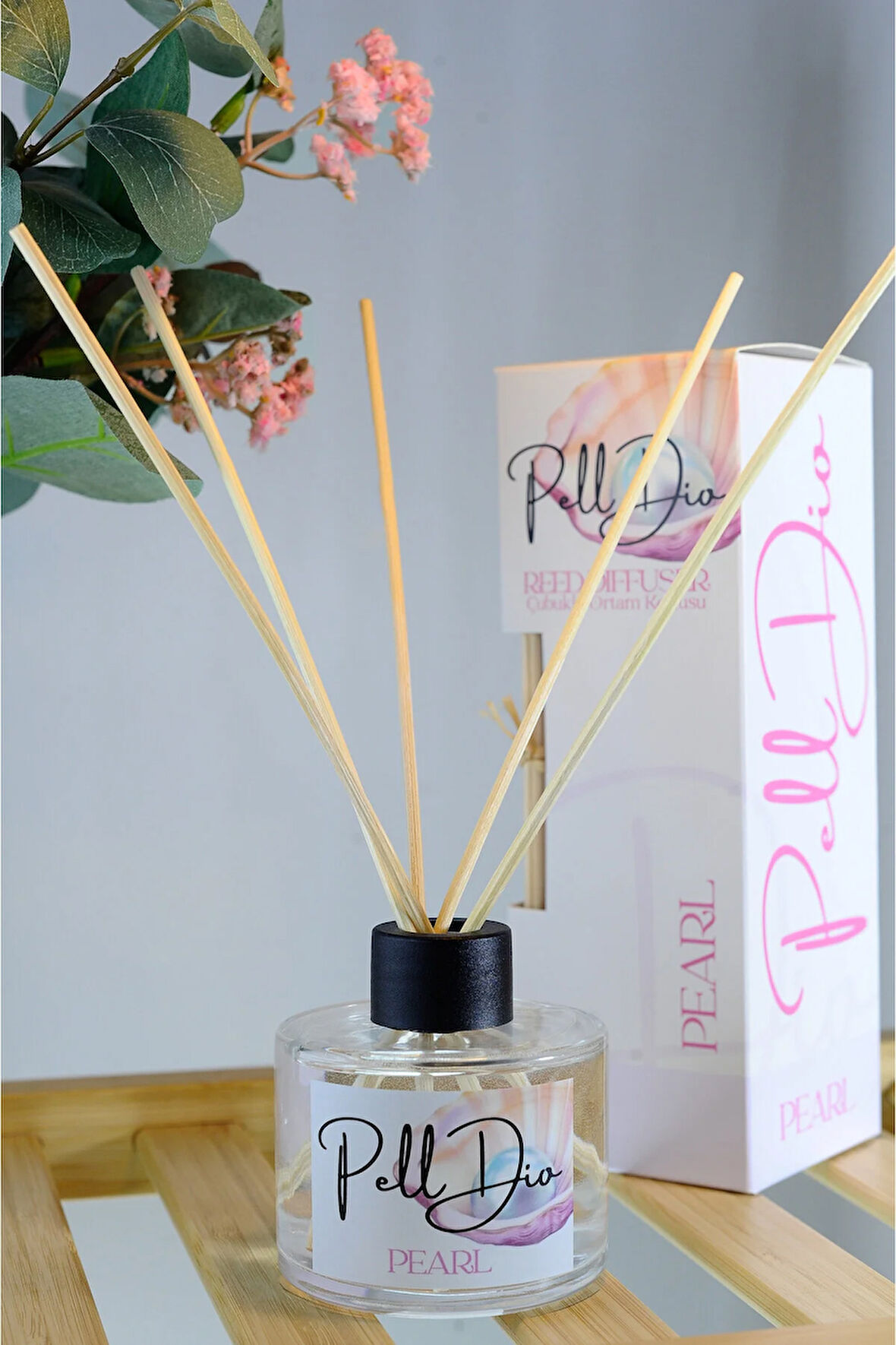 İnci Çubuklu Bambu Çubuklu Ortam Ev Oda Salon Koku Kokusu Ve Oda Parfümü 120 ml