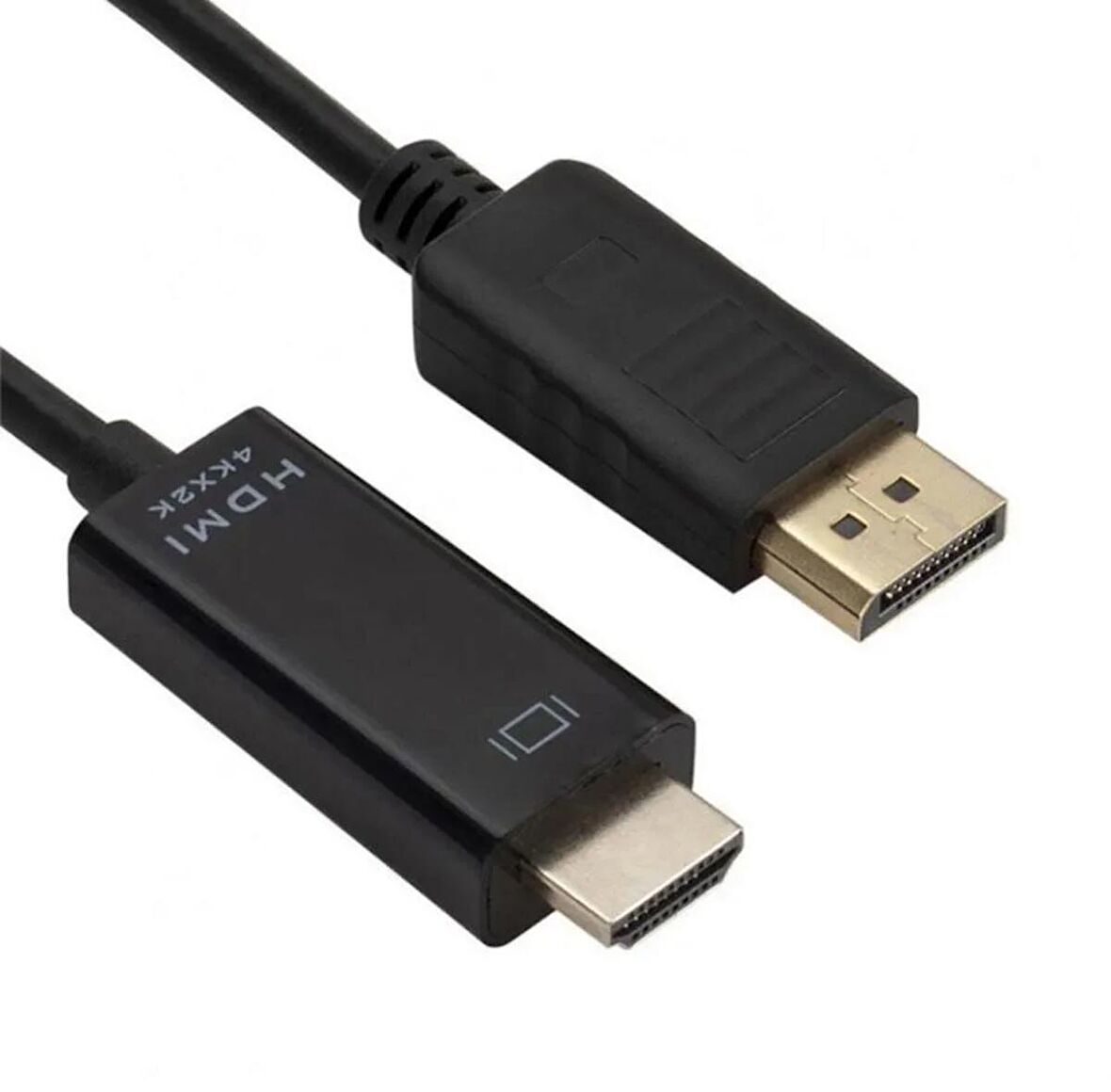 DP & HDMI 4K Ultra HD Displayport To Hdmi Kablo 1.8 Metre Altın Uç