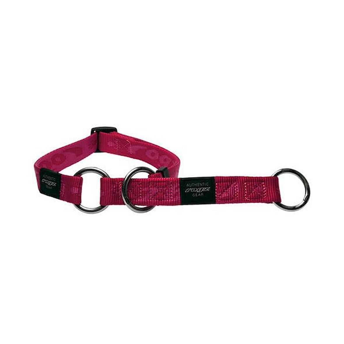 Rogz Alpinist Slipband Ayarlanabilir Dokuma Köpek Boyun Tasması Kırmızı Large 2x34-56 Cm