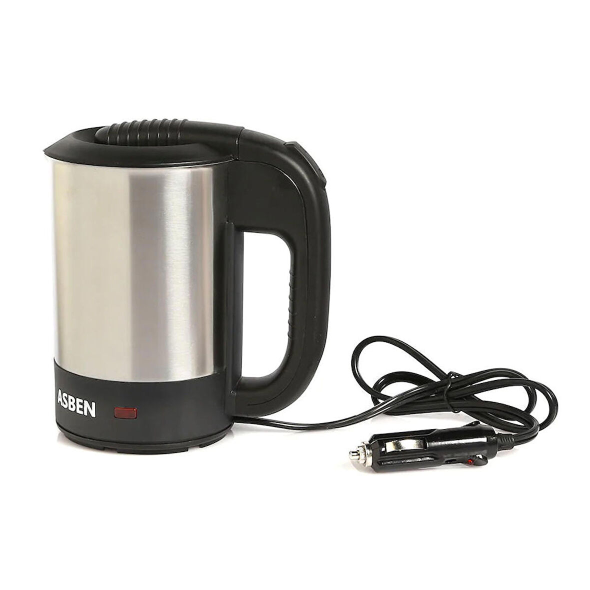 Asben 24 Volt Oto Araç Kettle Araba Su Isıtıcı Çelik Kettle