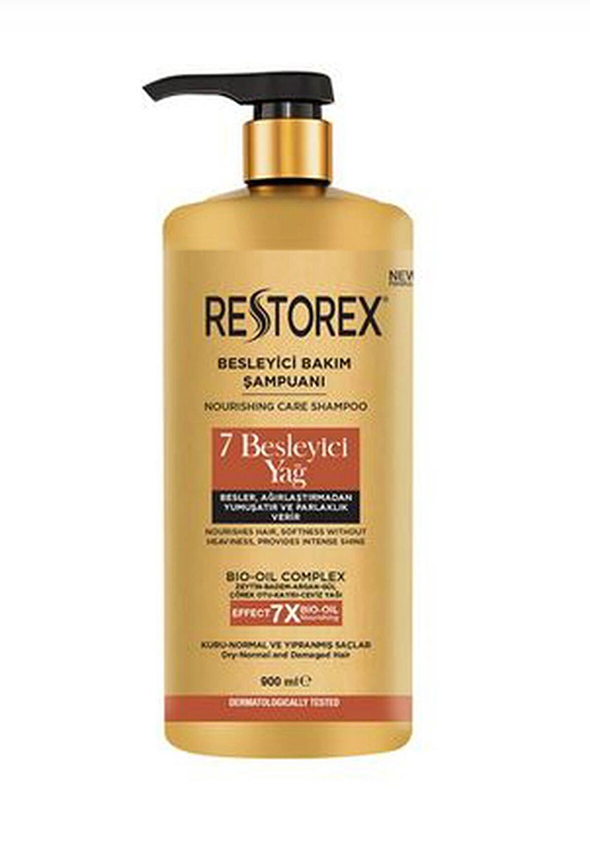 Restorex 7 Besleyici Yağ Bakım Şampuanı 900 Ml