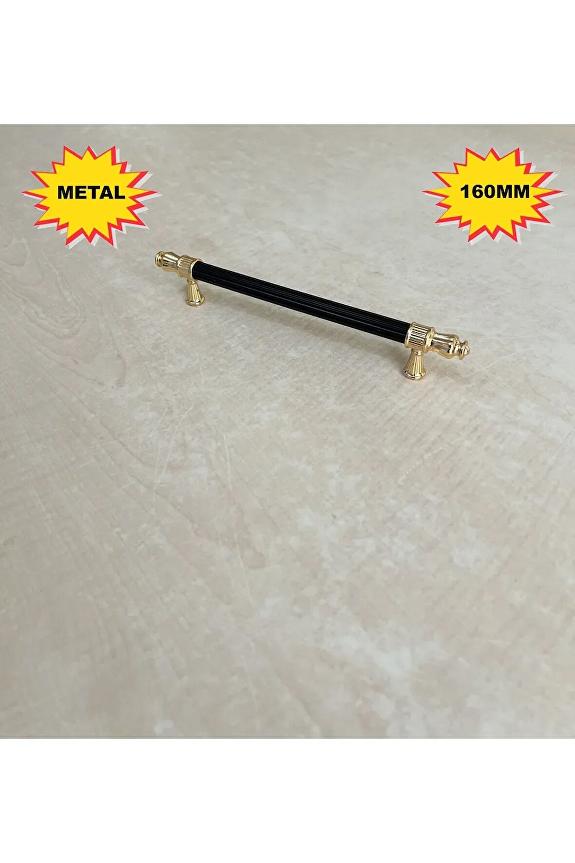 160mm 659 Model Mobilya Mutfak Çekmece Dolap Dolabı Kulpu Kulbu Kulpları 1 Adet Siyah