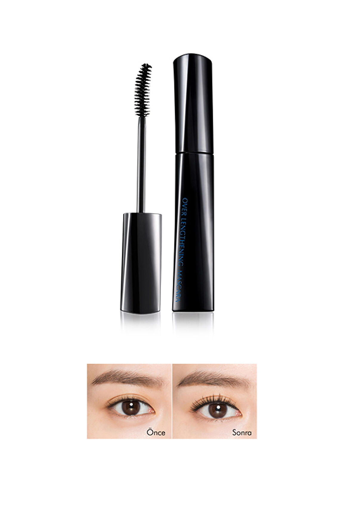 Kıvrık ve Uzun Kirpik Görünümü Sunan Maskara Over Lengthening Mascara (Wave Lash)