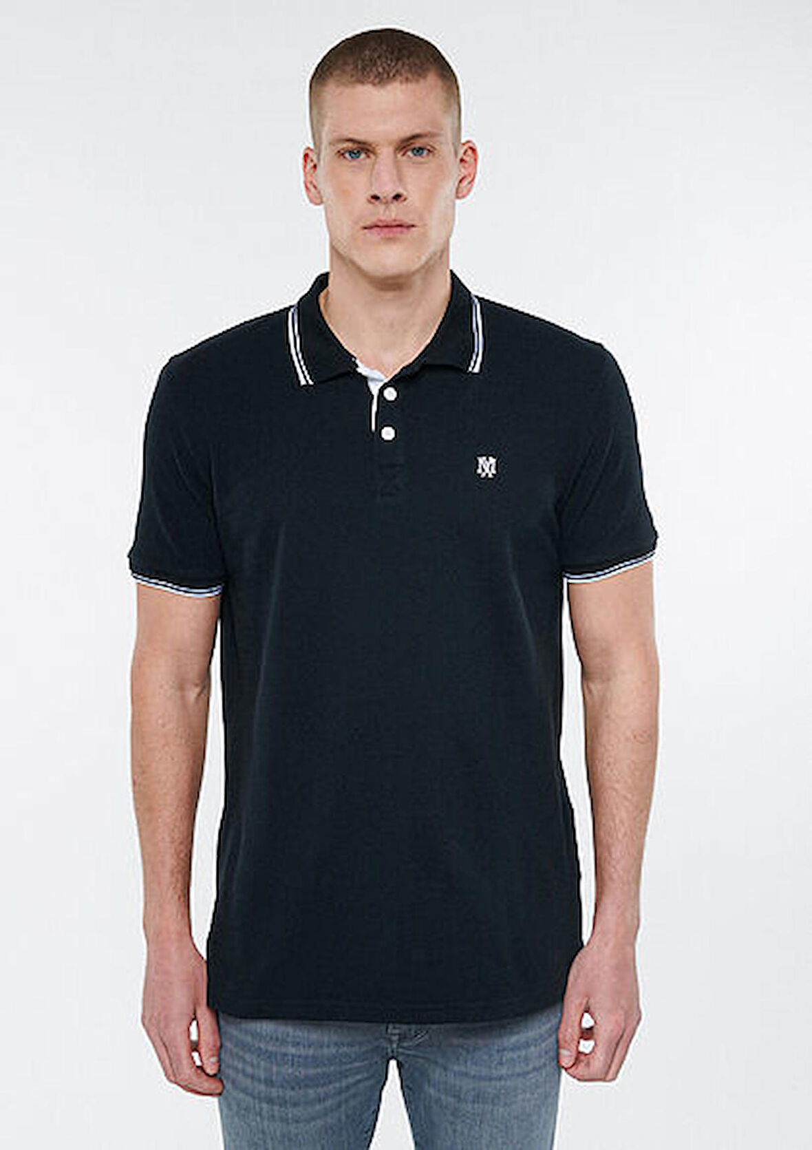 Mavi Erkek Polo T-Shirt M064164-900 Siyah