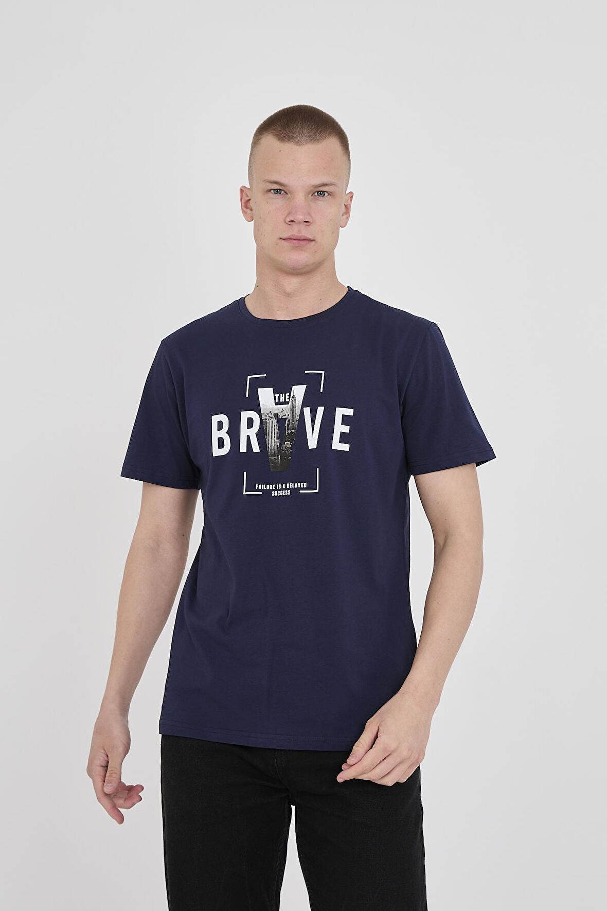 Paul&More Brave Erkek T Shirt LACİVERT