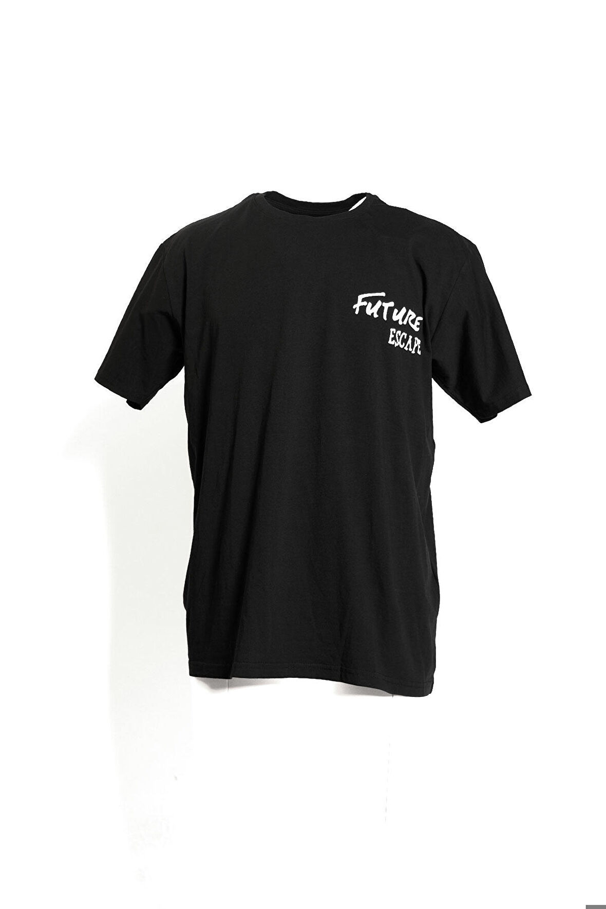 Baskı (Future Escape) Erkek T-shirt T261-4055 SİYAH