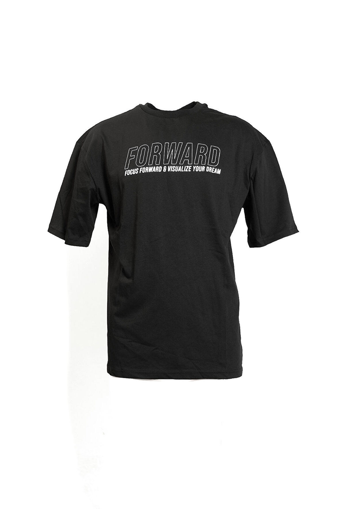 Oversize Erkek T-shirt Forward SİYAH