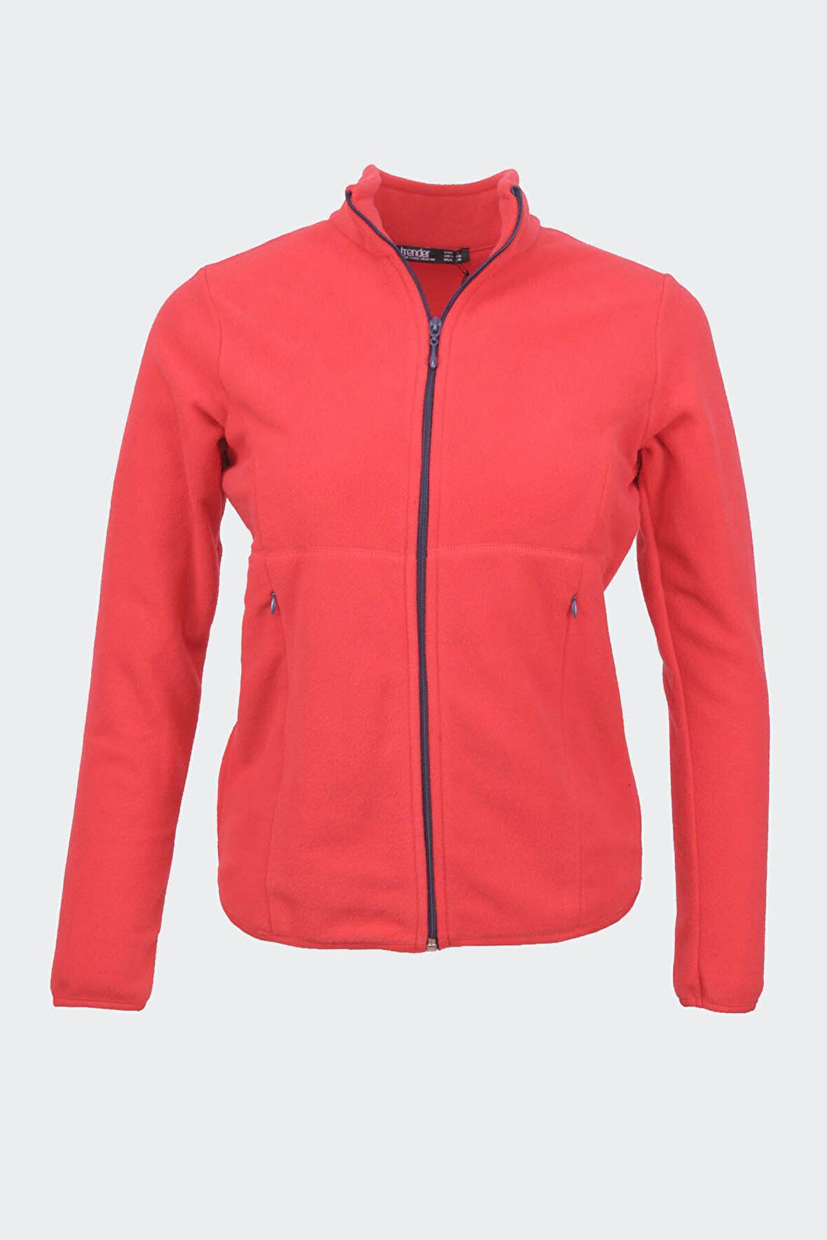 Tam Fermuarlı Polar Kadın Sweat 7012 PEMBE