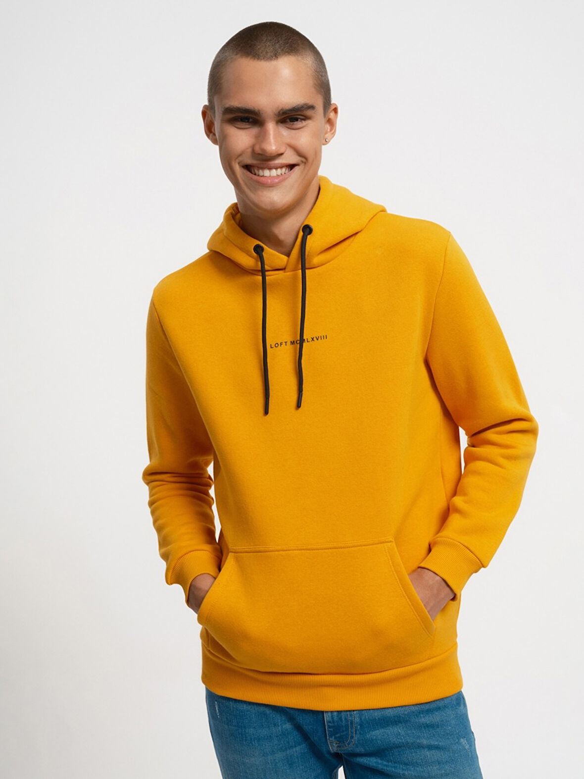 Loft Erkek Sweat LF2034269 SAFRAN YELLOW