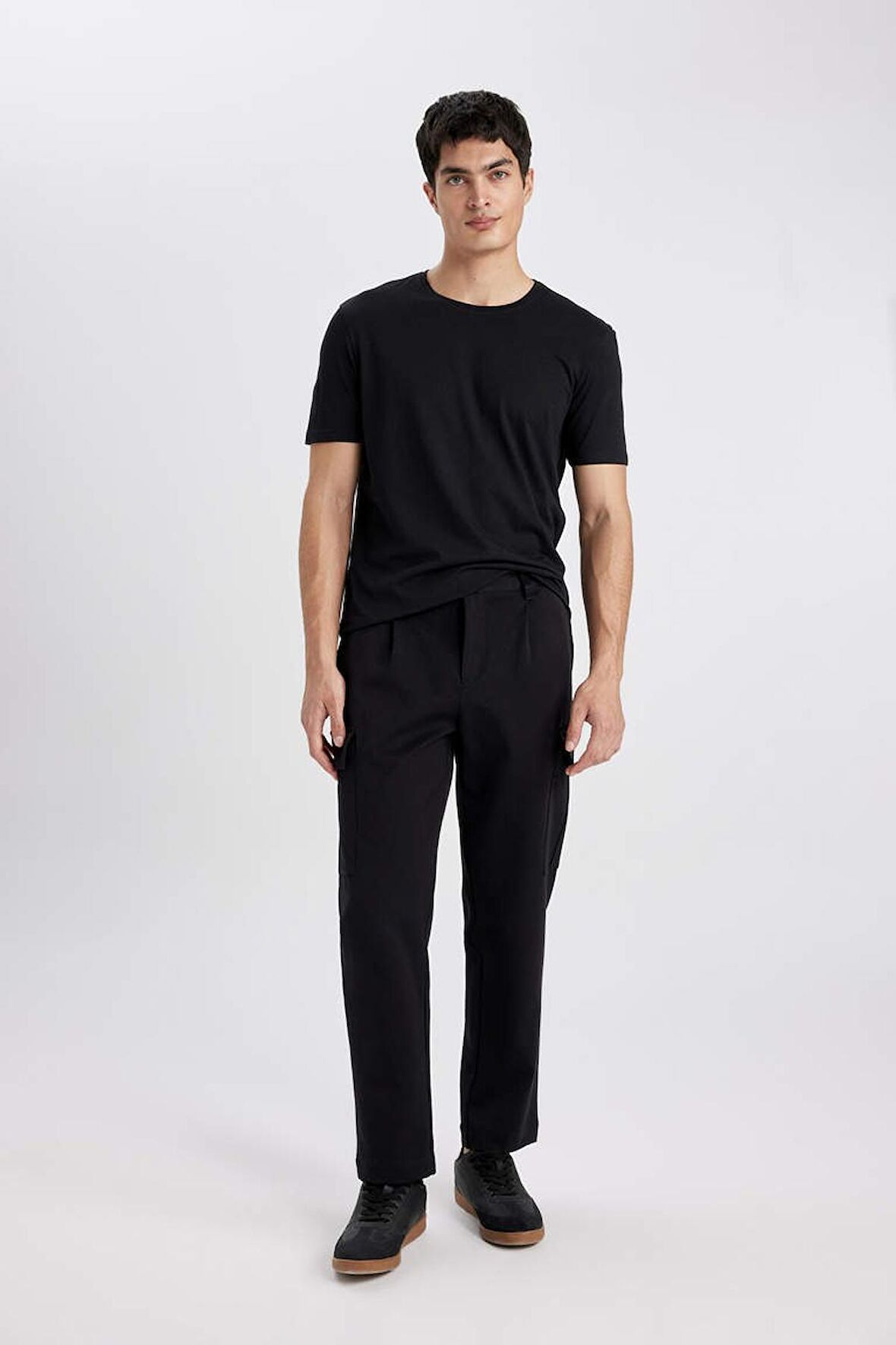 Defacto Erkek T-Shirt T5014AZ/BK81 BLACK