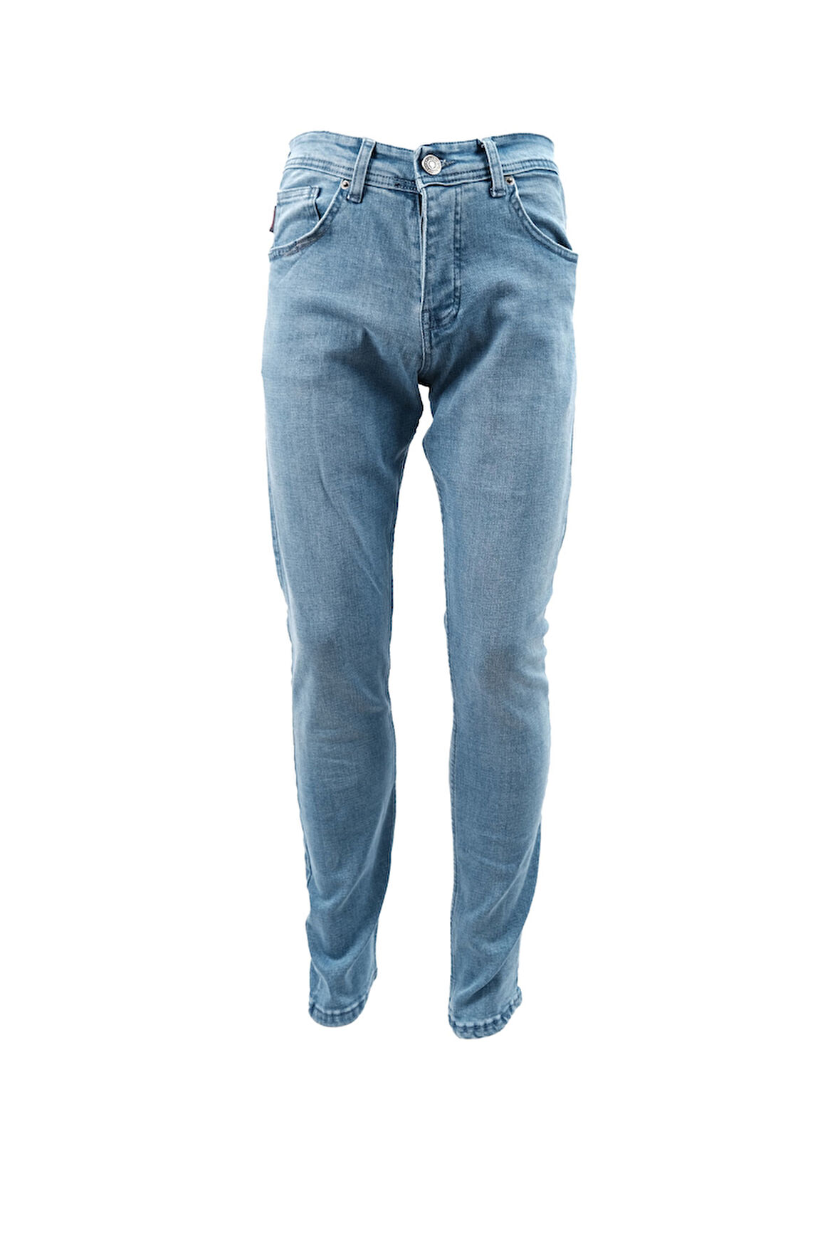 V372 Erkek Slim Likralı Jean Pantolon Tom MAVİ