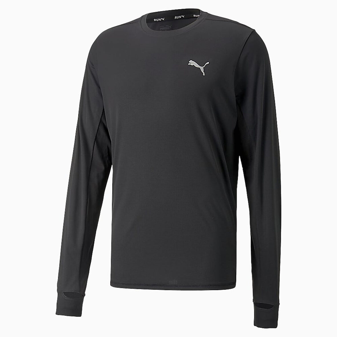 Puma Run Favorıte Ls Tee M Unisex T-shirt 523152-01 BLACK