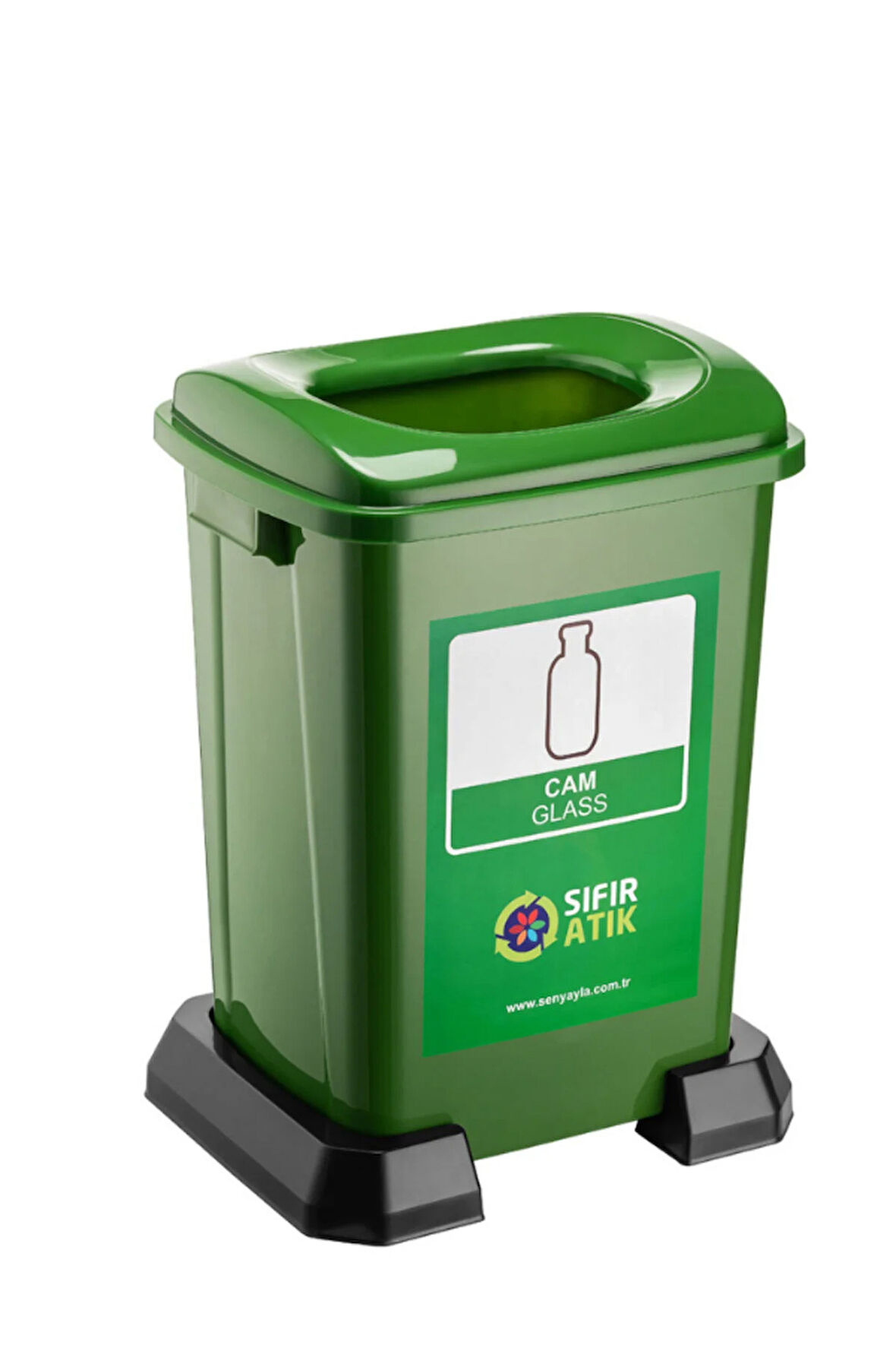 Geri Dönüşüm Kutusu Cam Atık Sıfır Atık Kutusu 50 Lt - 1 ADET