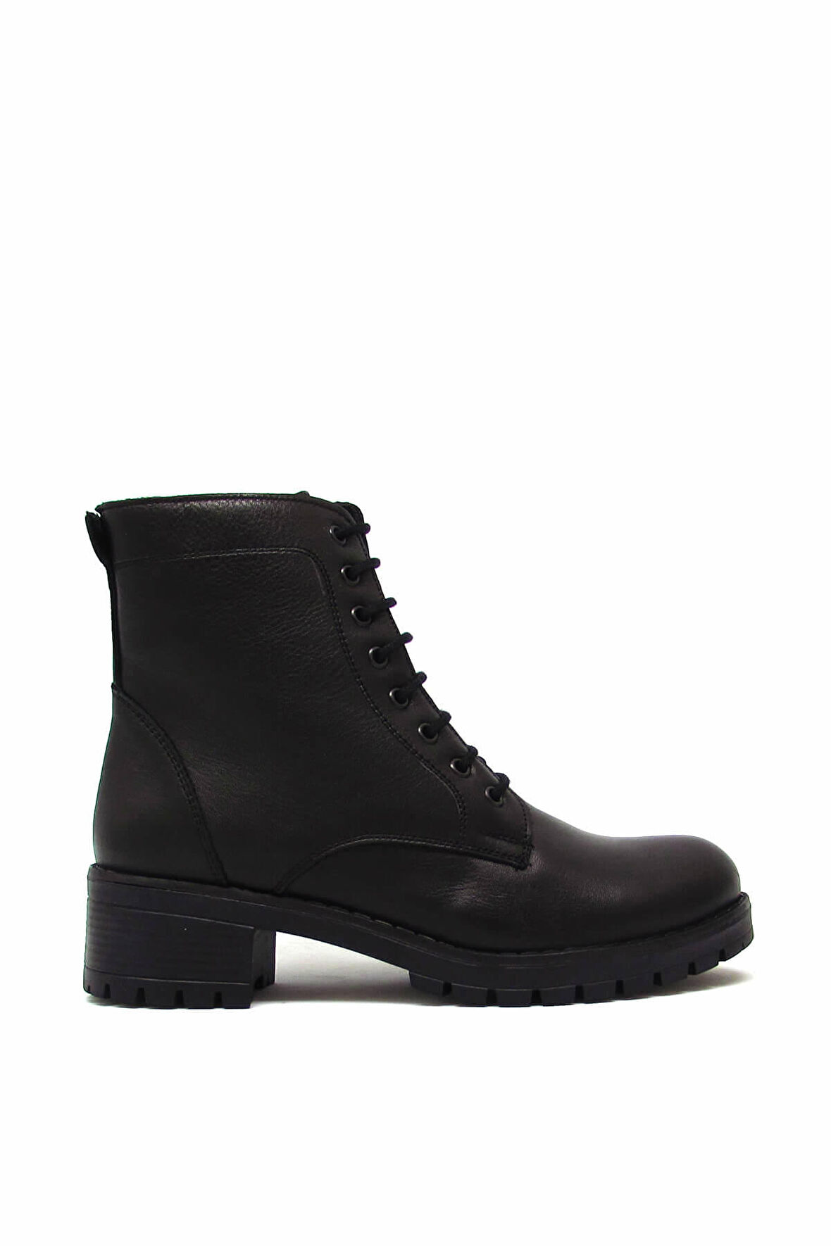 CASTLE BLACK CB2680 SİYAH CİLT KADIN POSTAL BOT