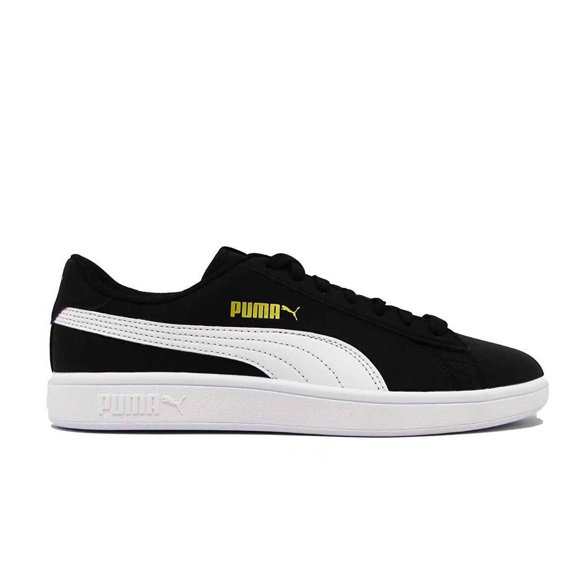PUMA 365160 BLACK WHİTE GOLD ERKEK  SMASH V2 BUCK