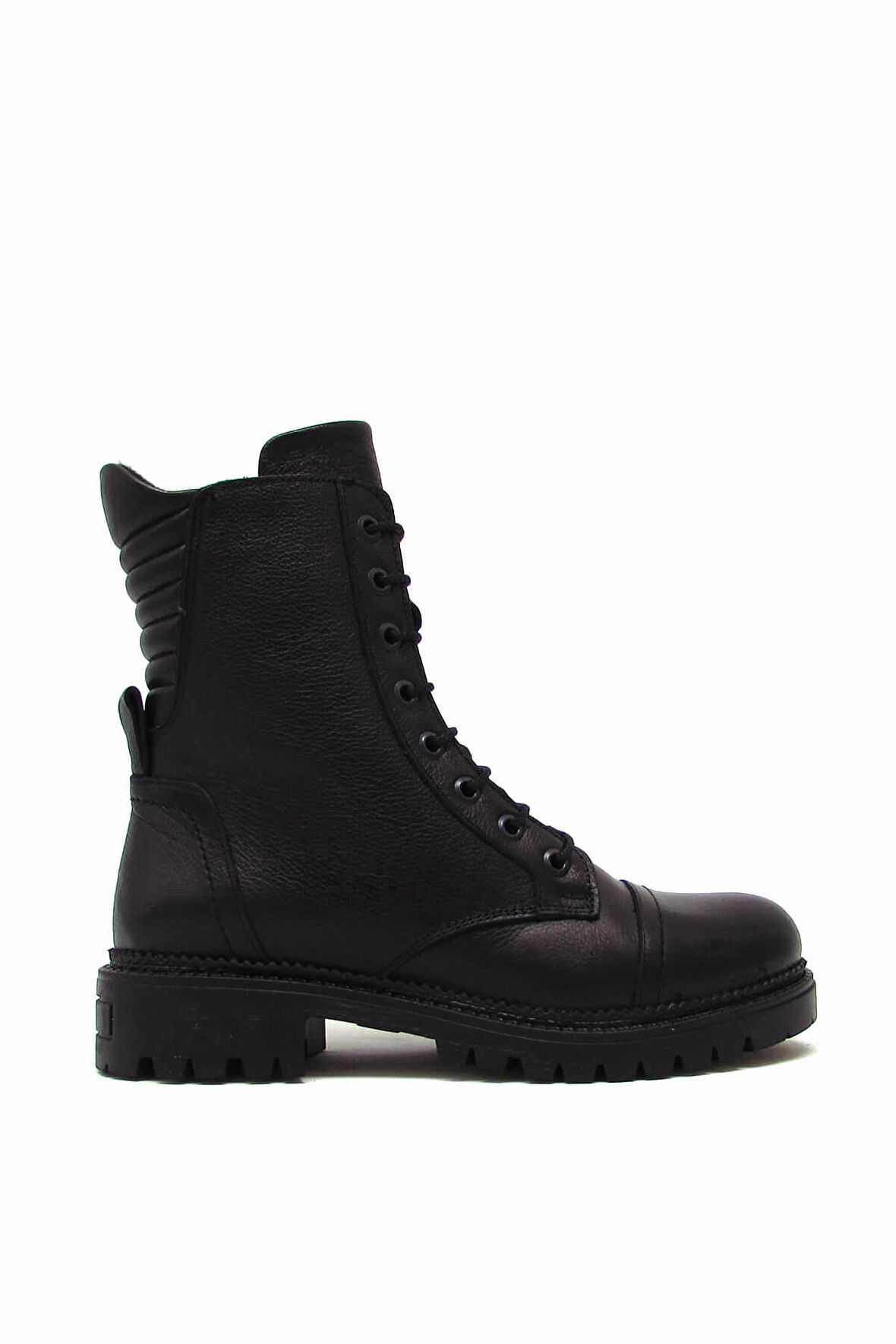 CASTLE BLACK CB52682 SİYAH KADIN BAĞLI FERMUARLI POSTAL BOT