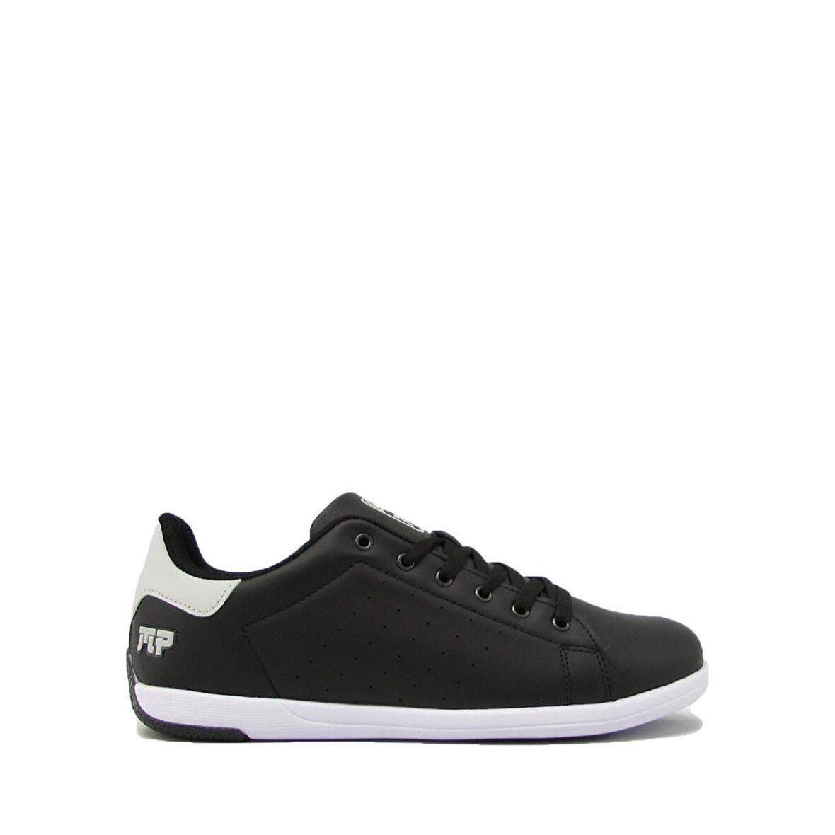 MP MP2691 SİYAH / BEYAZ KADIN YANLARI İĞNE BASKILI SPOR AYAKKABI