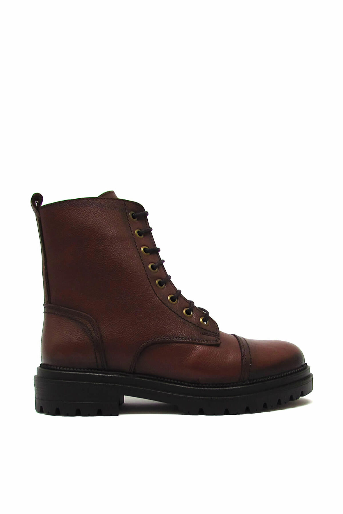 CASTLE BLACK CB3757-1 TABA KADIN ÇİFT YÜZ BAĞLI POSTAL BOT