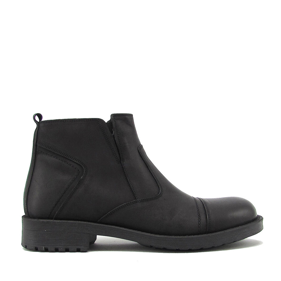 FOSCO FSC-2902 SİYAH NUBUK ERKEK ÇİFT YÜZ YARIM BOT
