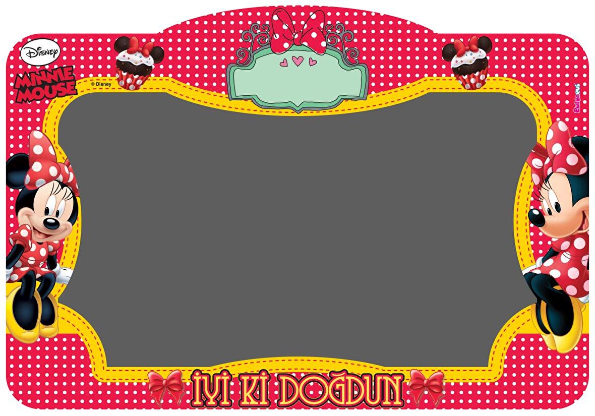 MİNNİE MOUSE ÇERÇEVE 98CM X 68CM