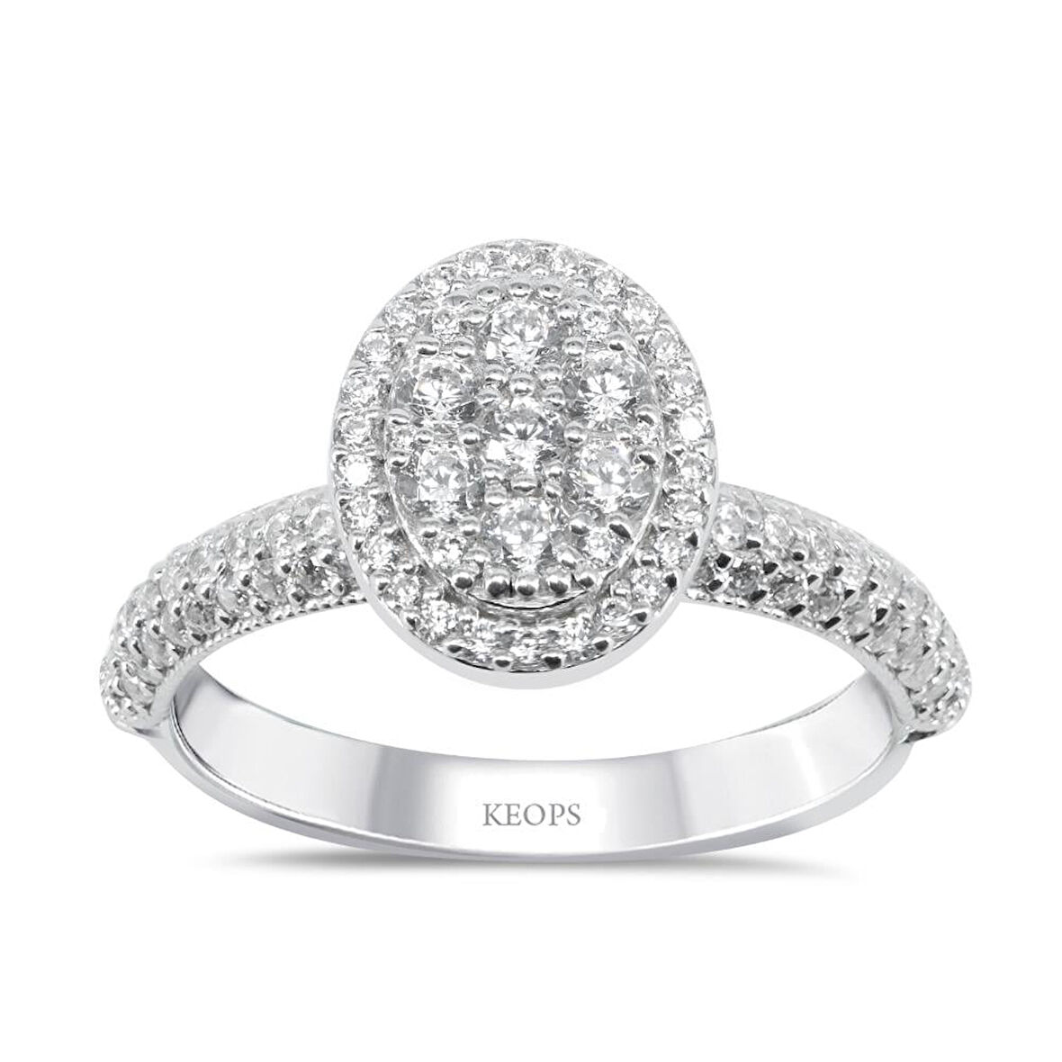 0.70 Karat Vintage Oval Yüzük