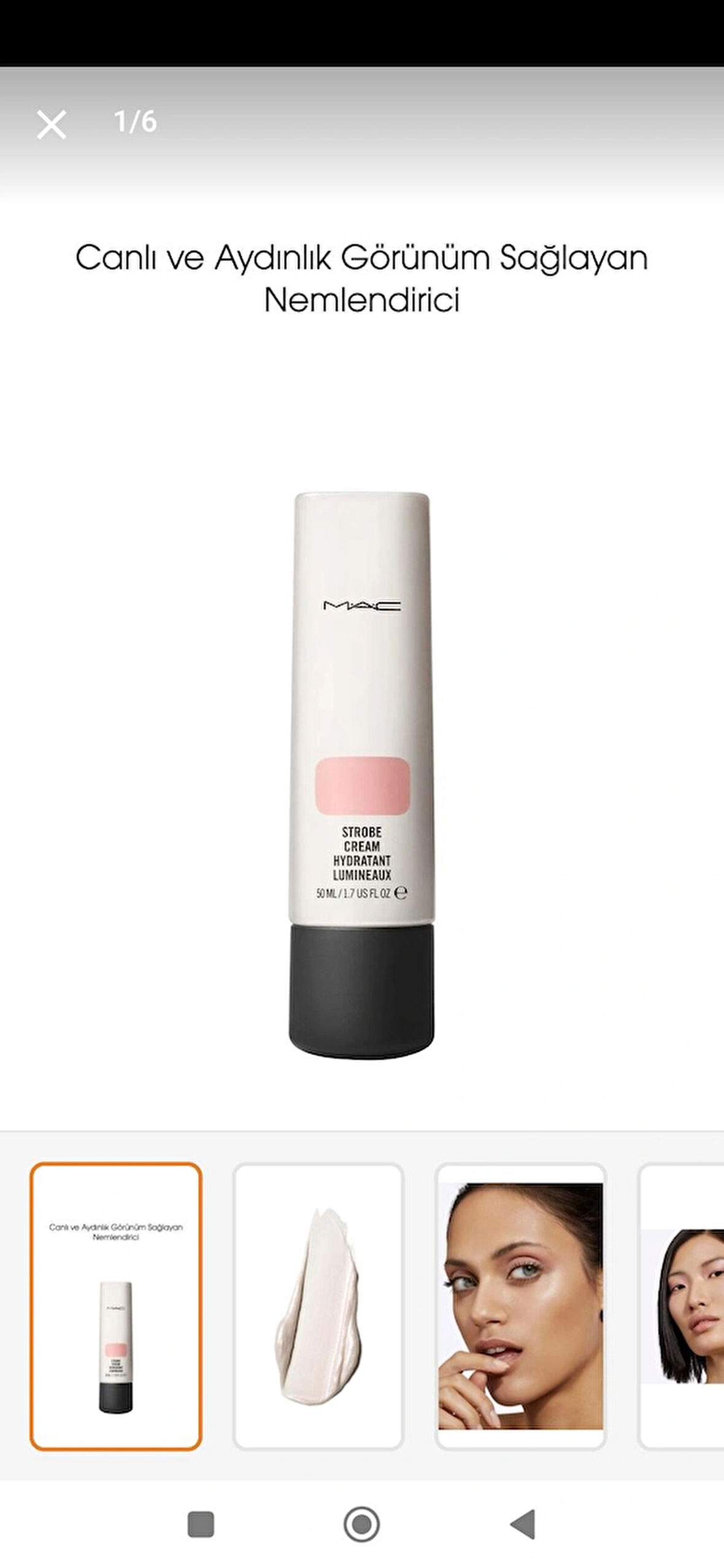 Mac aydınlatıcı _  strobe cream pinklite bloom 50 ml