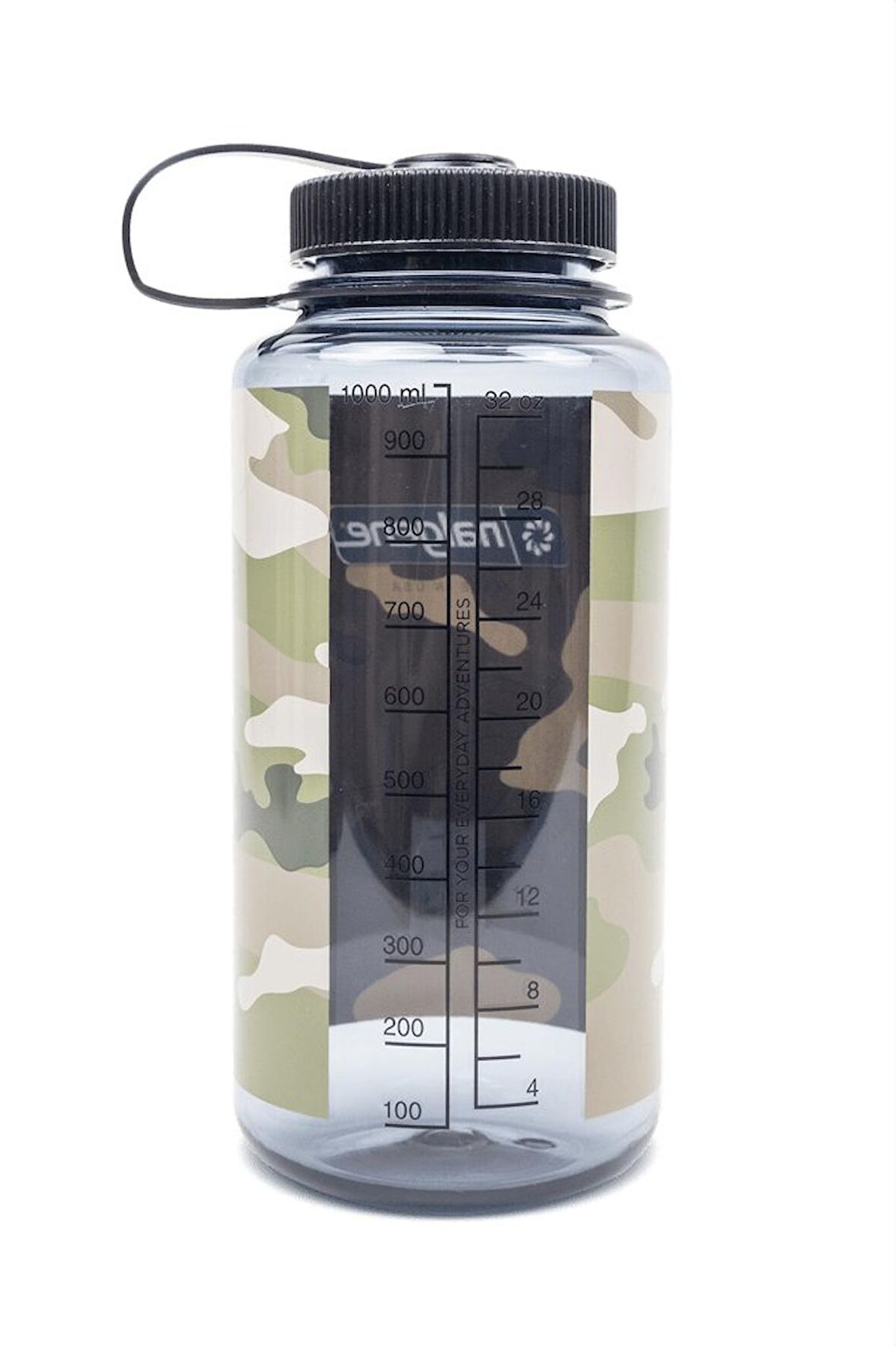 Nalgene 32oz WM Gray w/Black Camo - 1 Litre Suluk