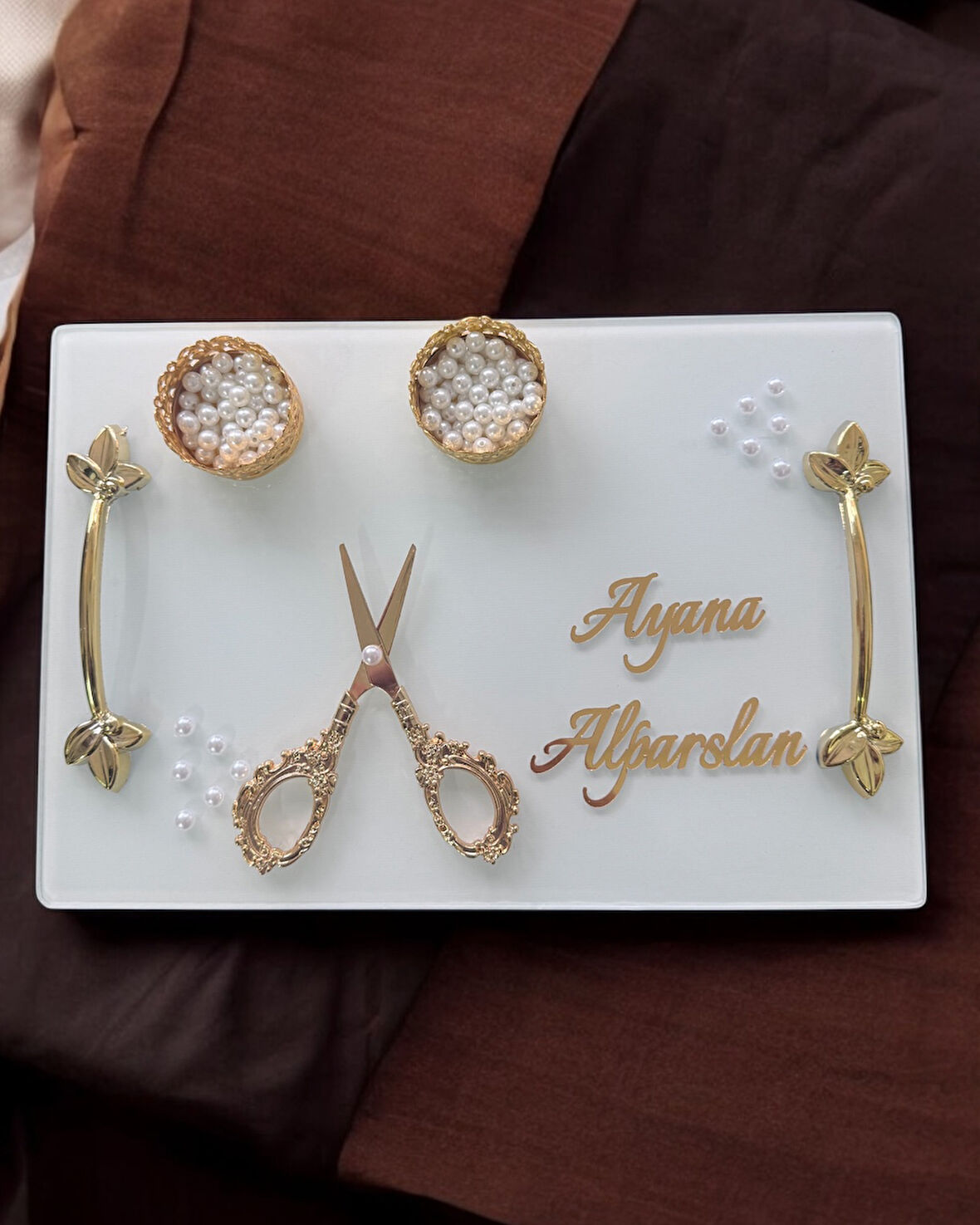 Adore Gold Söz Tepsisi