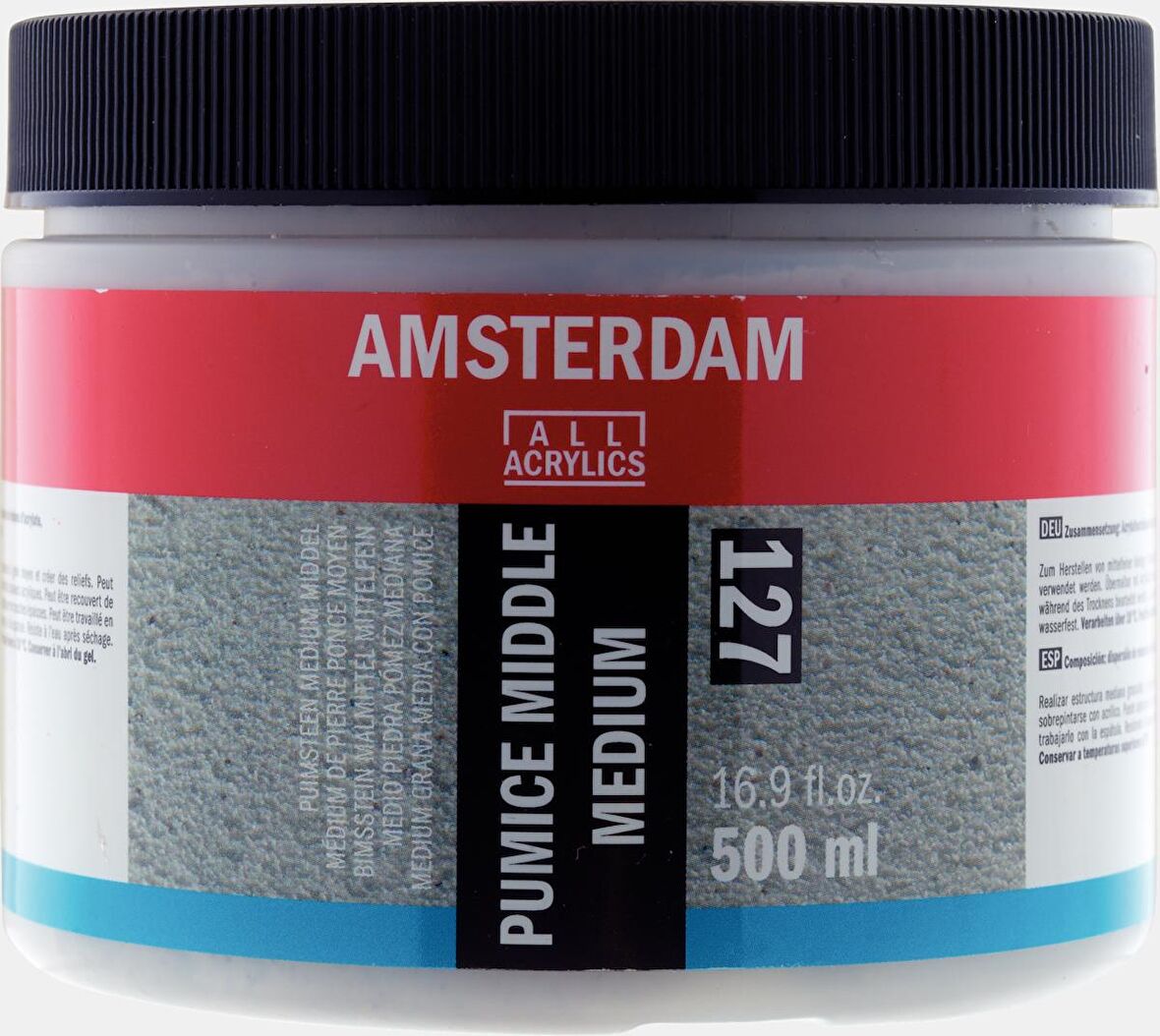 Amsterdam Pumice Middle Medium Süngertaşı Grenli 127 500ml